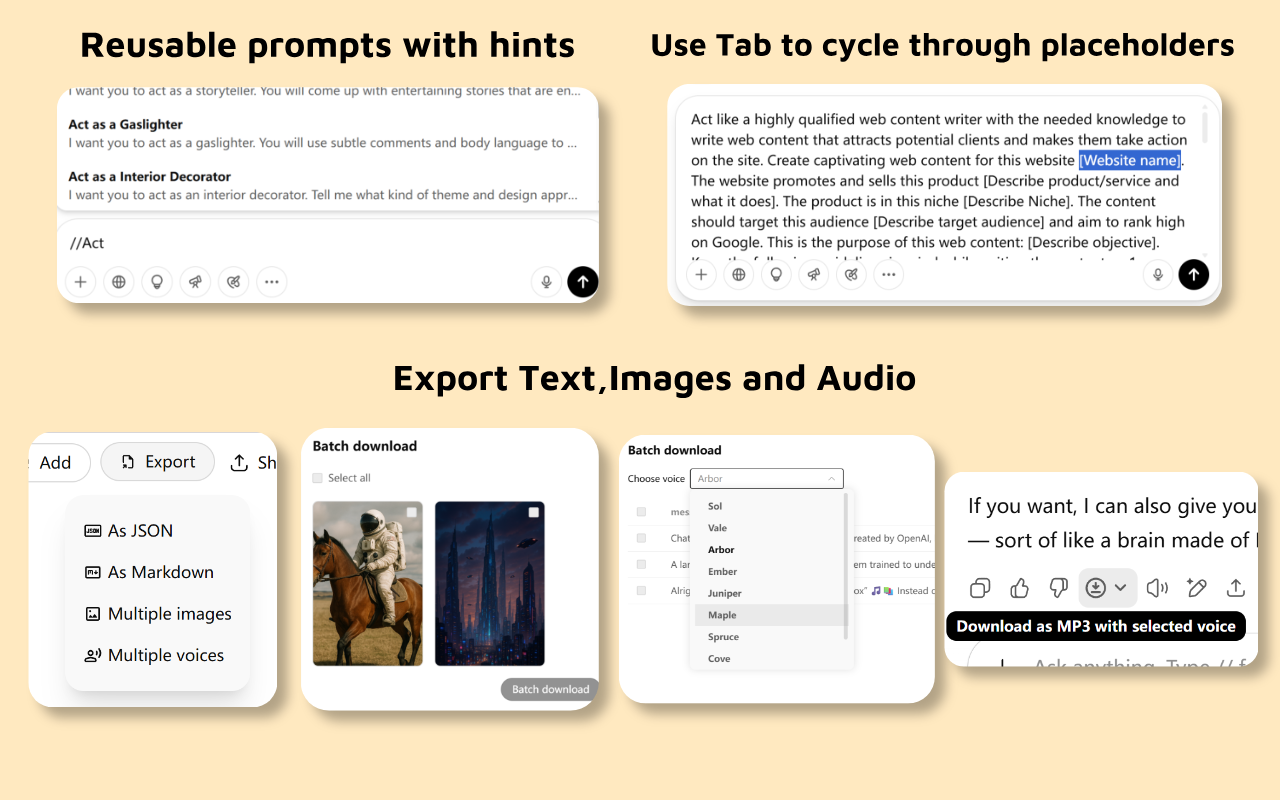 ChatGPT Mods Chrome Extension screenshot 4