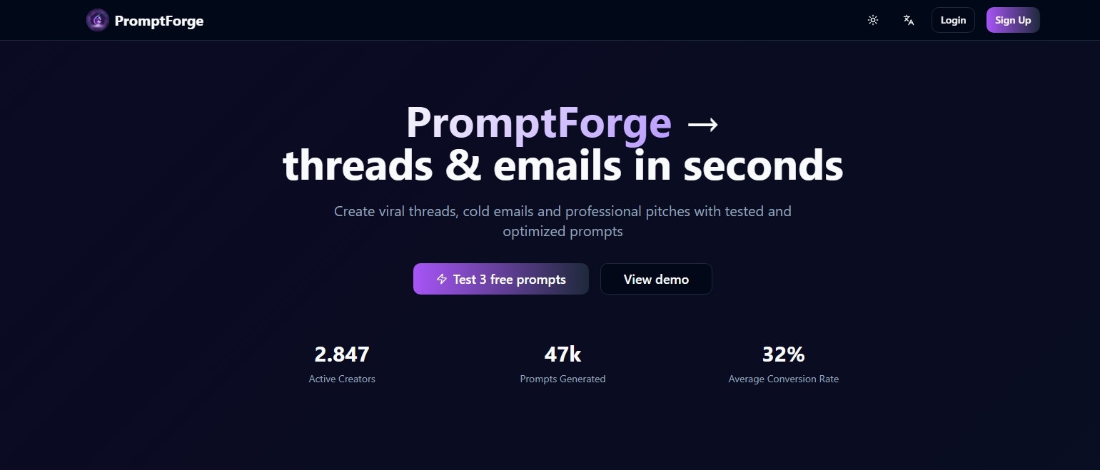 Prompt Forge screenshot 2