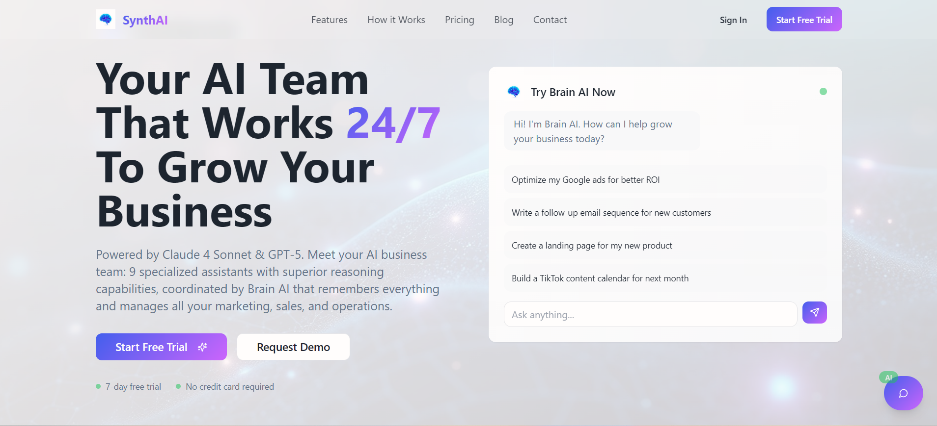 AI Team — Your 24/7 AI Growth Crew screenshot 2