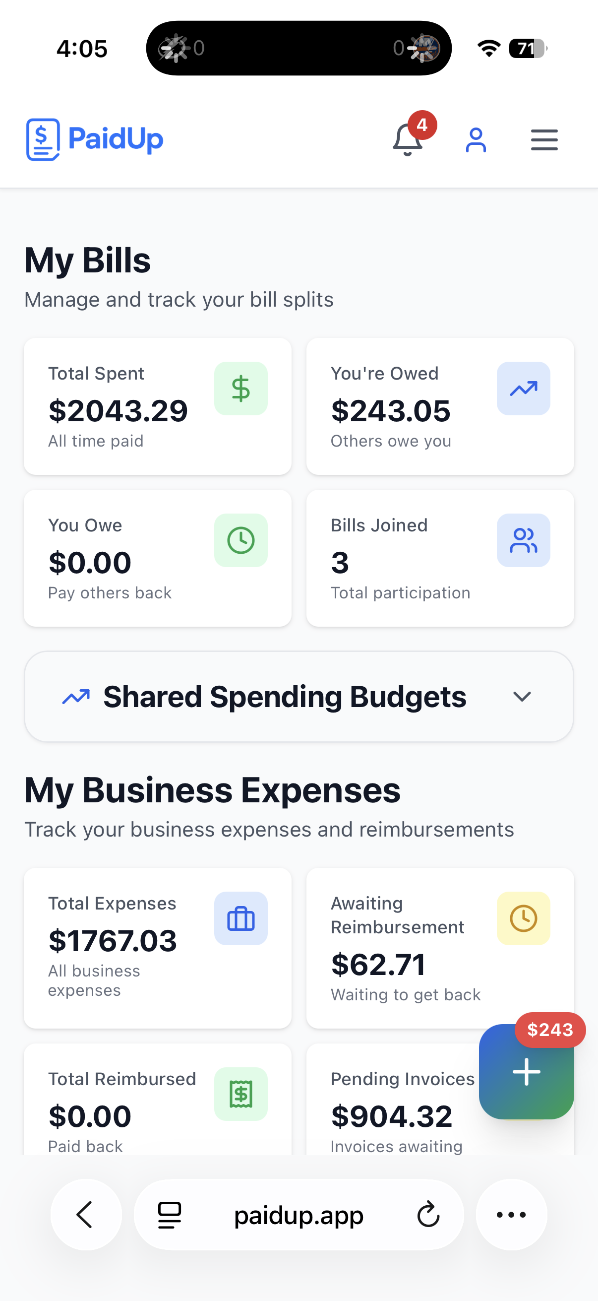PaidUp screenshot 3