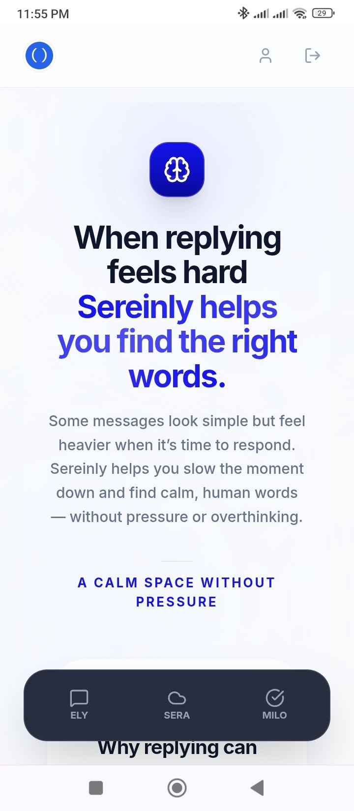 Sereinly screenshot 4