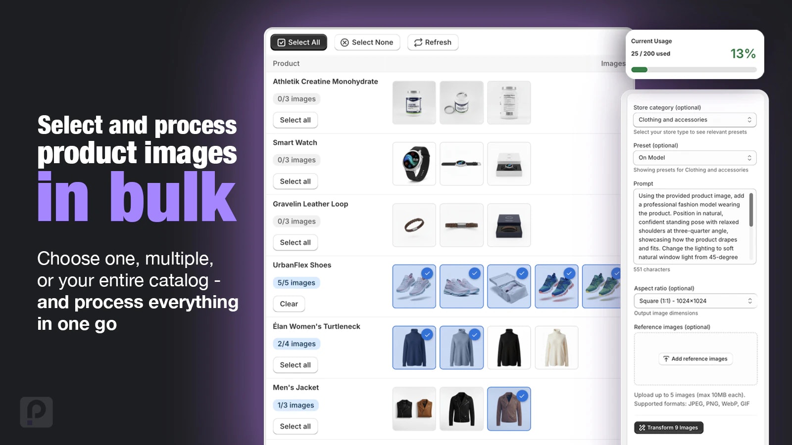 Phora AI Product Image Editor (Shopify) screenshot 2