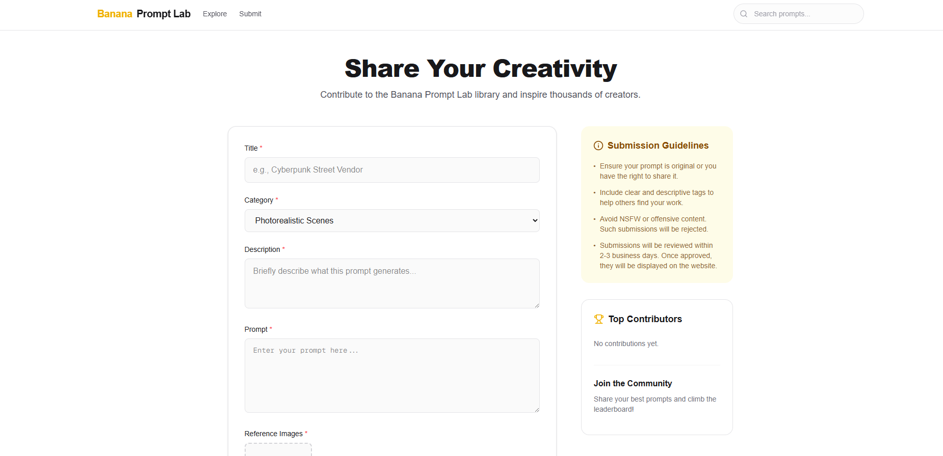 Nano Banana Prompts Lab screenshot 4