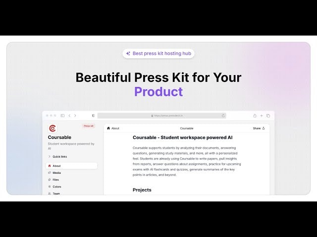 Pressdeck screenshot 7