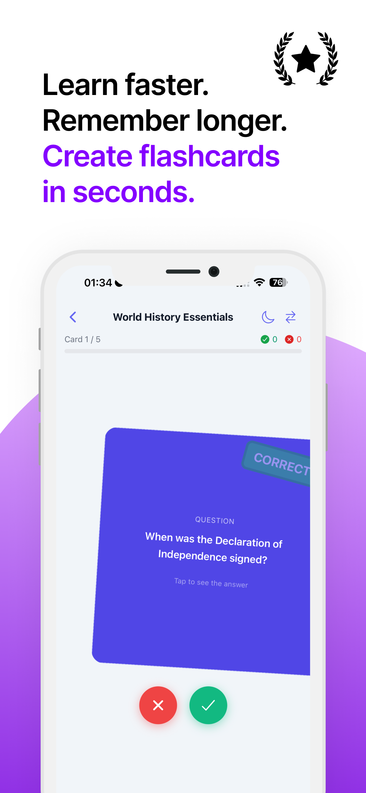 KitaFlash: AI Flashcards screenshot 1