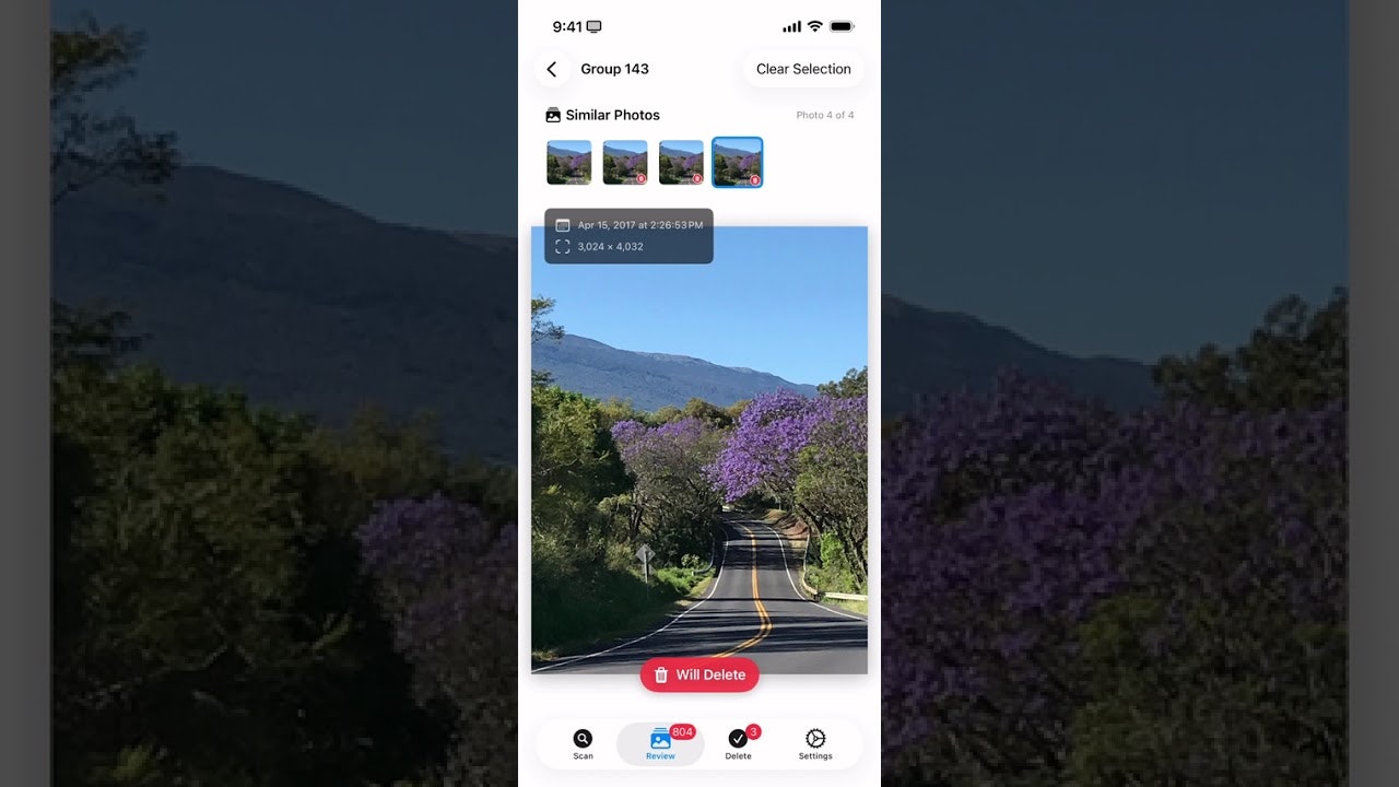 Similars: clean your photo library screenshot 1