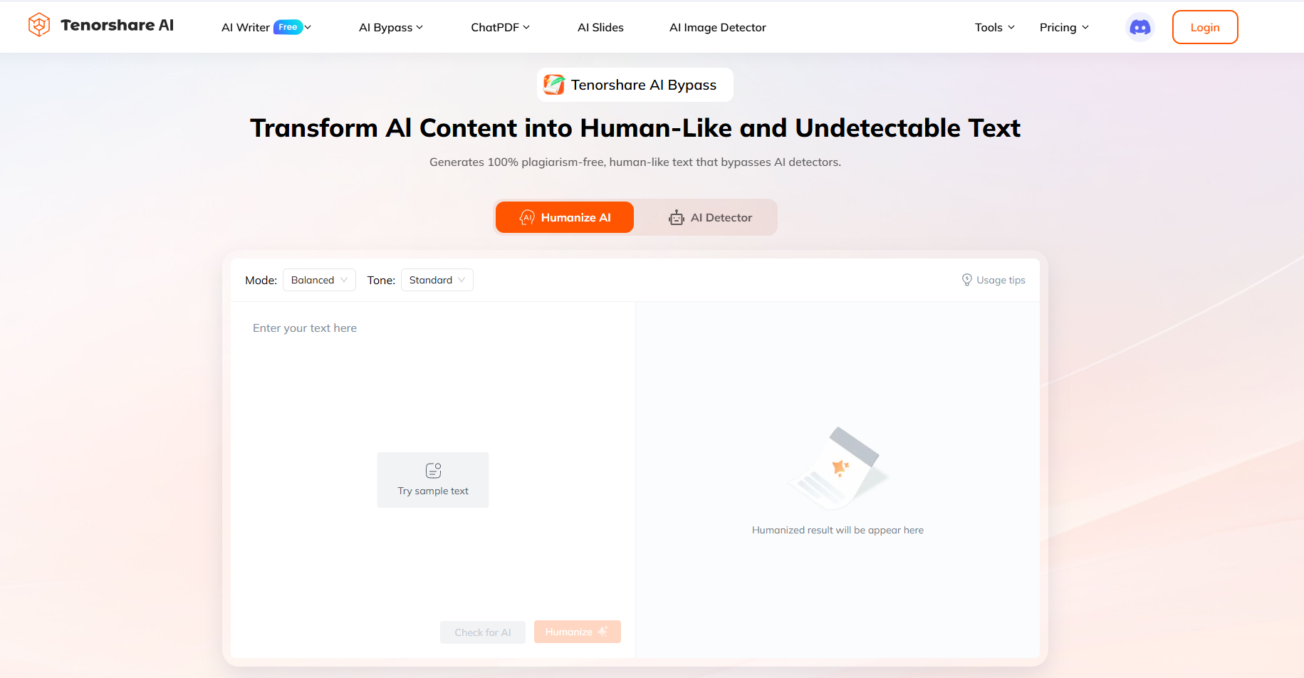 Tenorshare AI Bypass screenshot 2