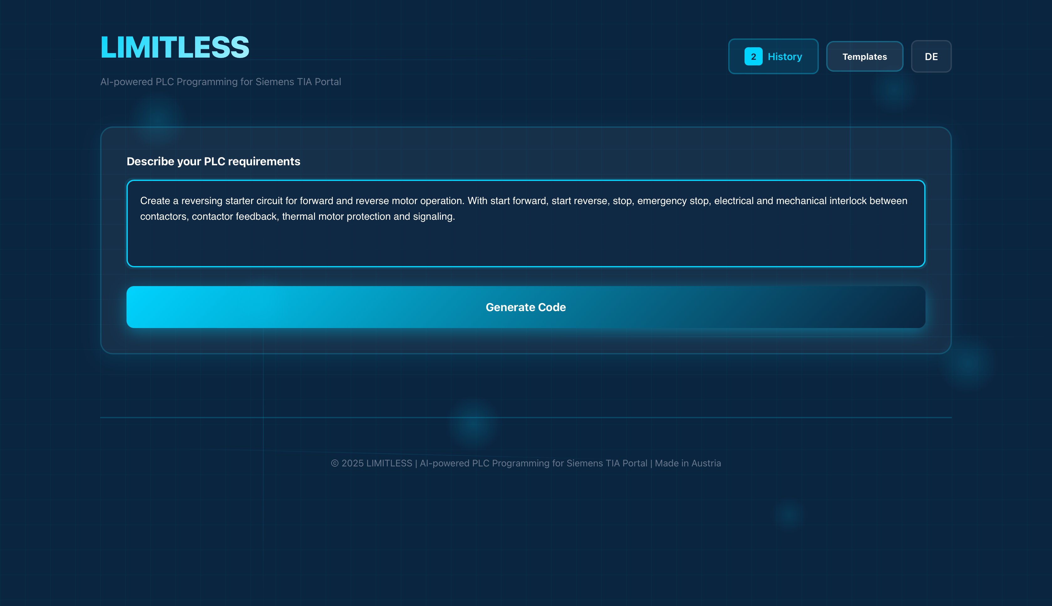 LIMITLESS Automation screenshot 2