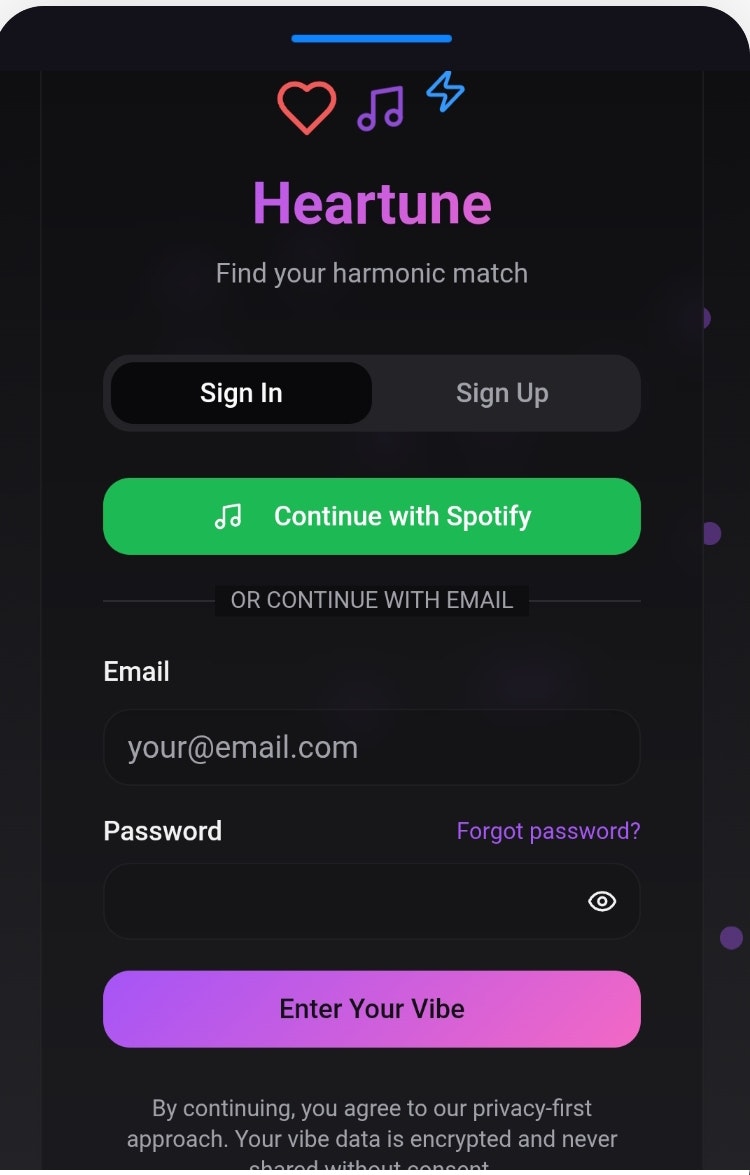 Heartune screenshot 2