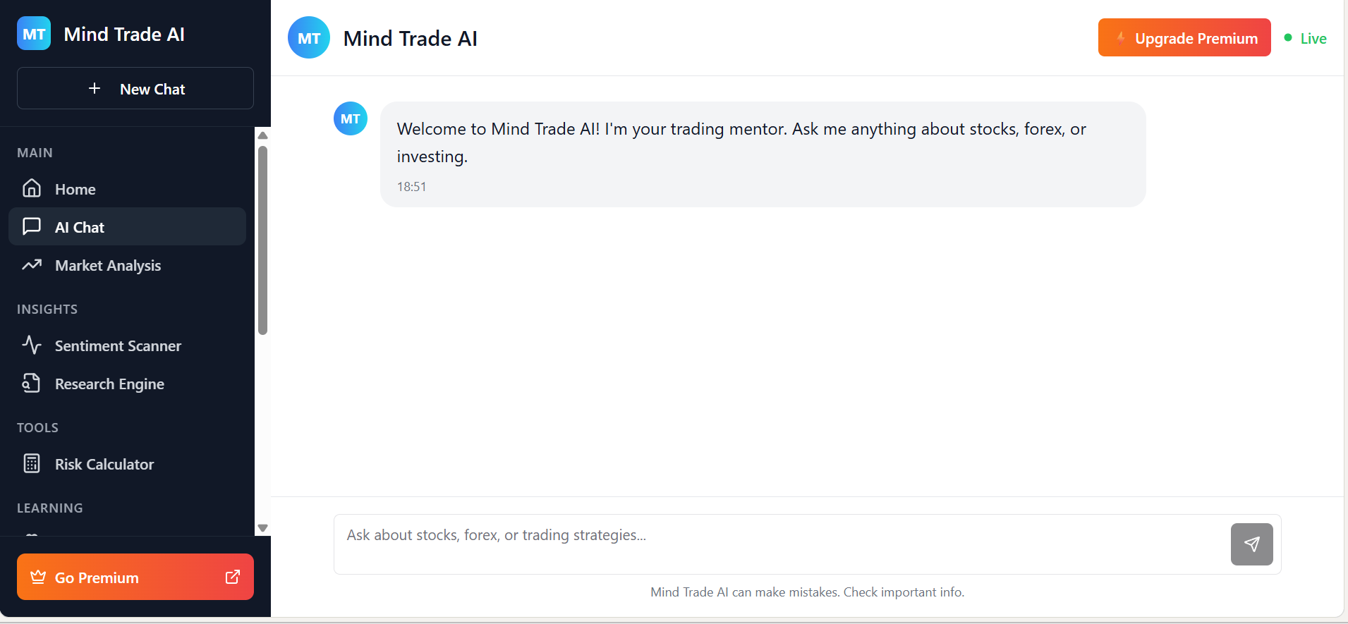 Mind Trade AI screenshot 2