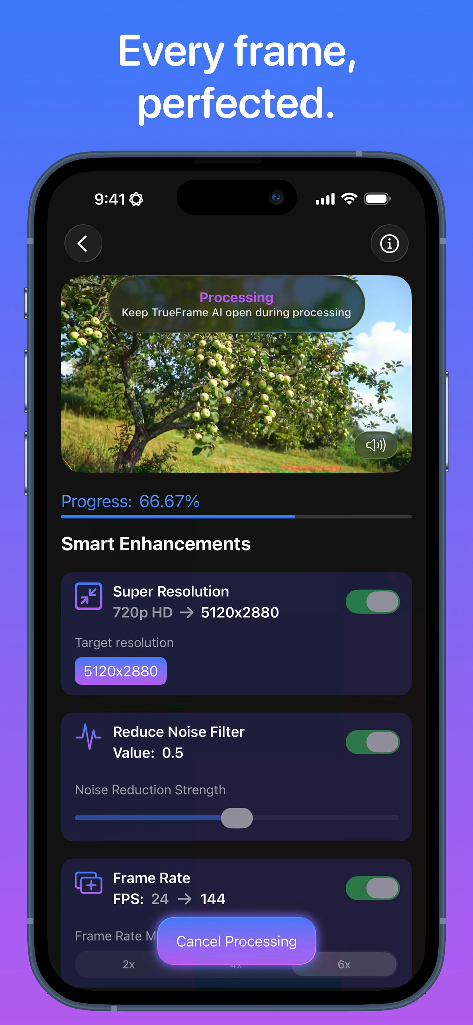 TrueFrame AI screenshot 2