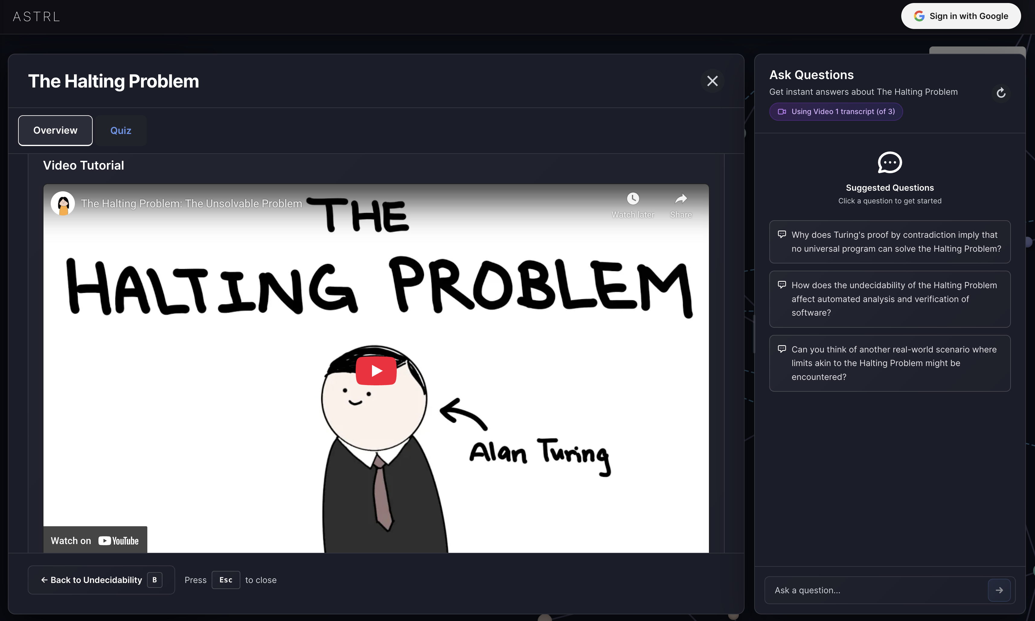 ASTRL screenshot 1