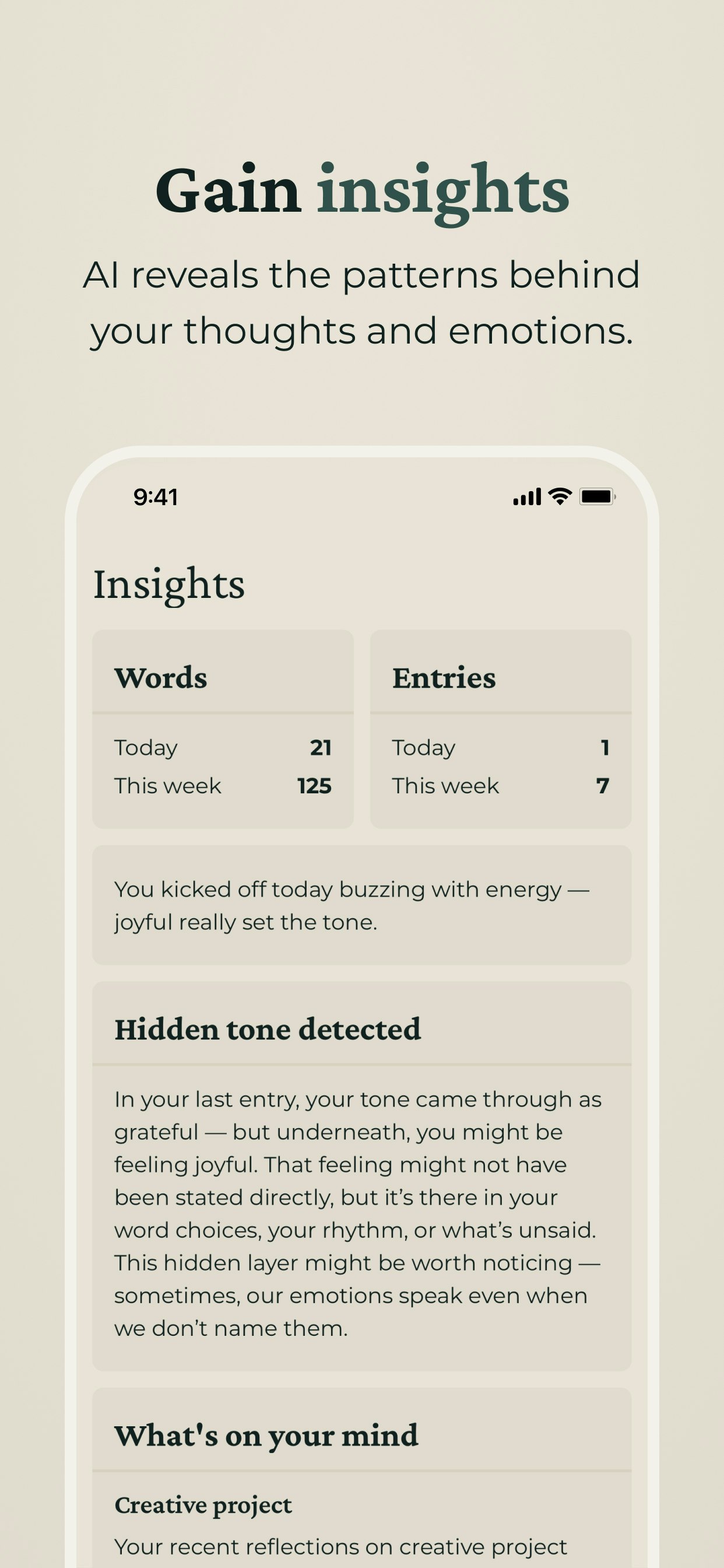 Mindbrew: Your AI Journal screenshot 3