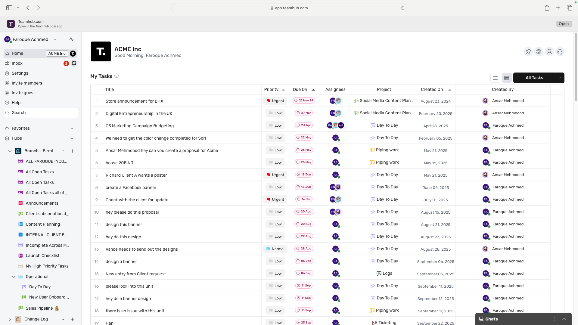 Teamhub Unlimited Users Plan screenshot 4