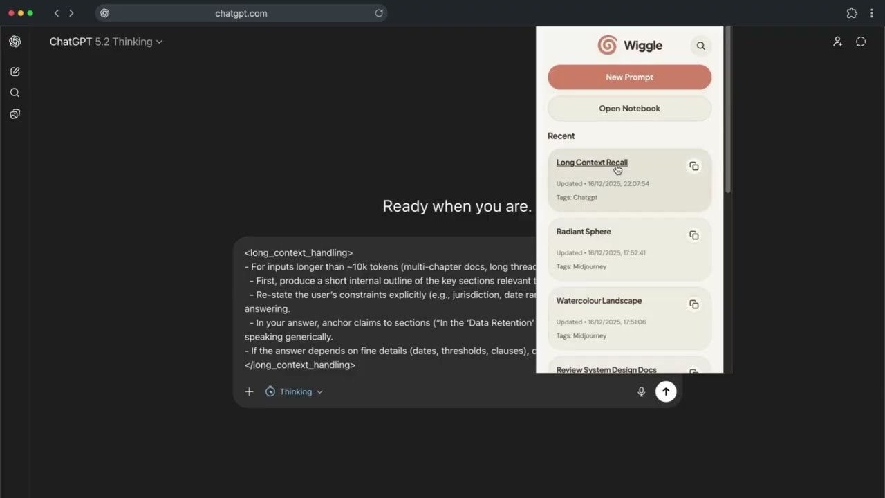 Wiggle for Google Chrome screenshot 1