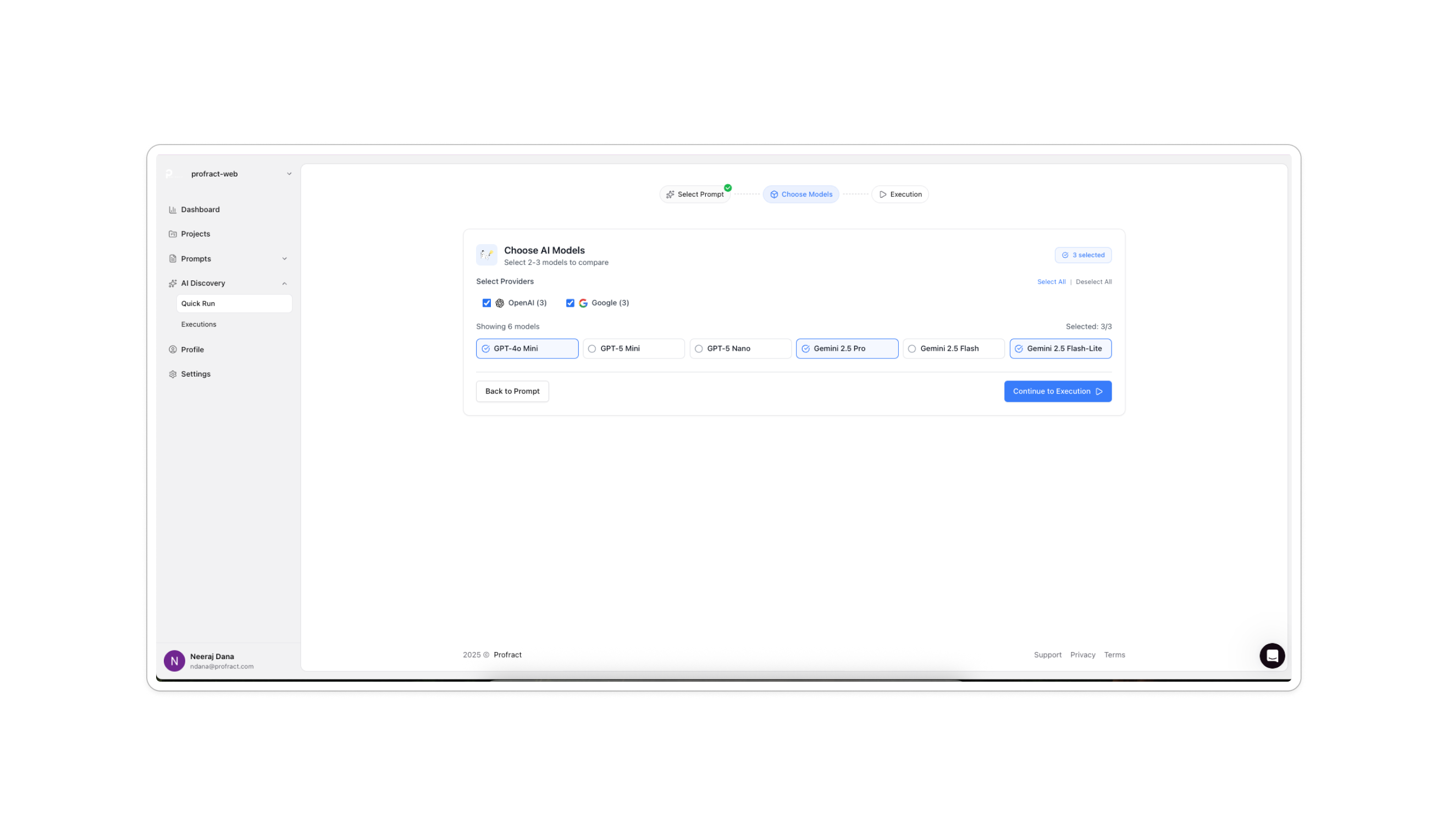 Profract Optimize AI costs in 5 minutes screenshot 5