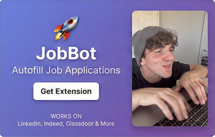 JoBot - Job Autofill & Tracker screenshot 4