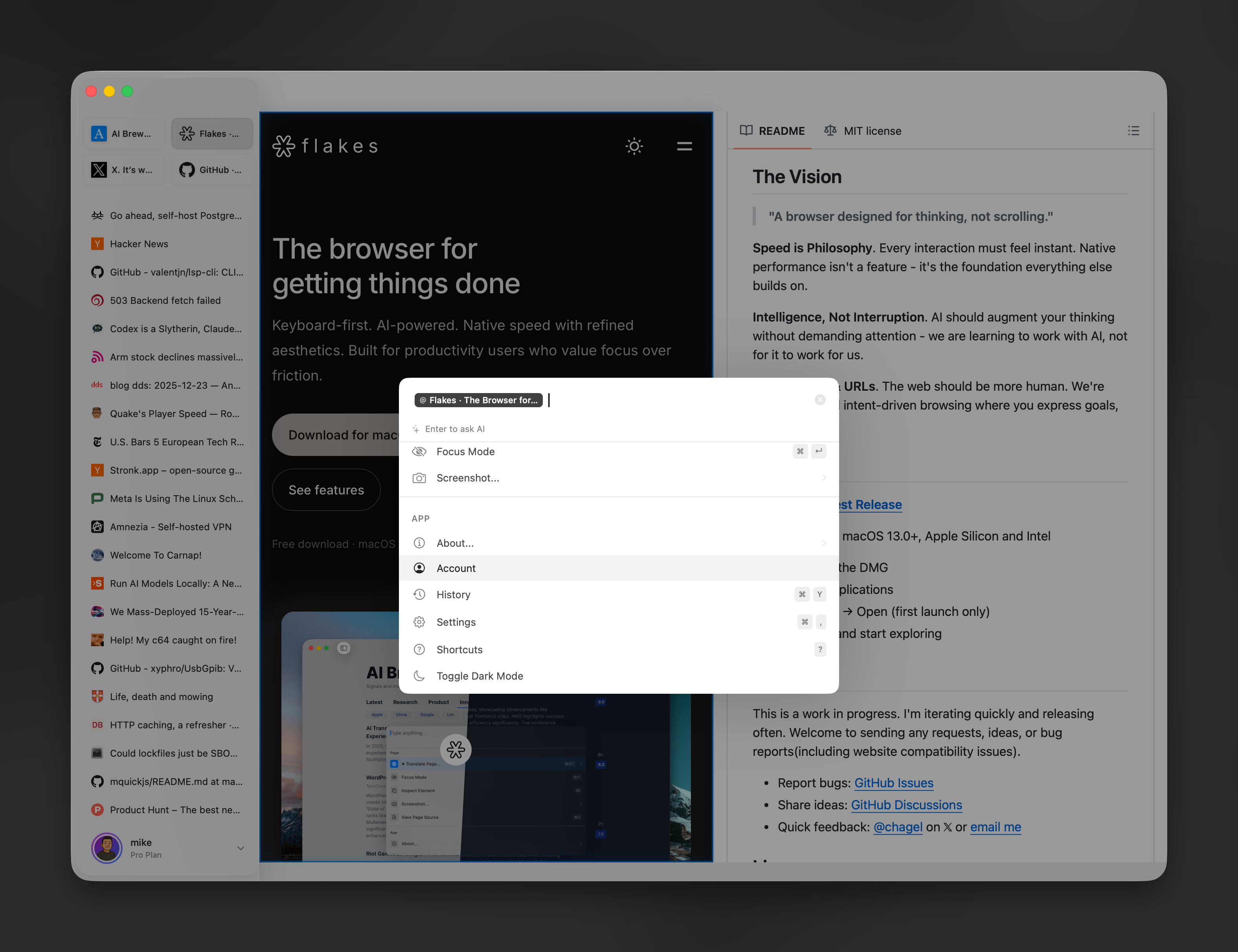Flakes · Your next browser screenshot 1