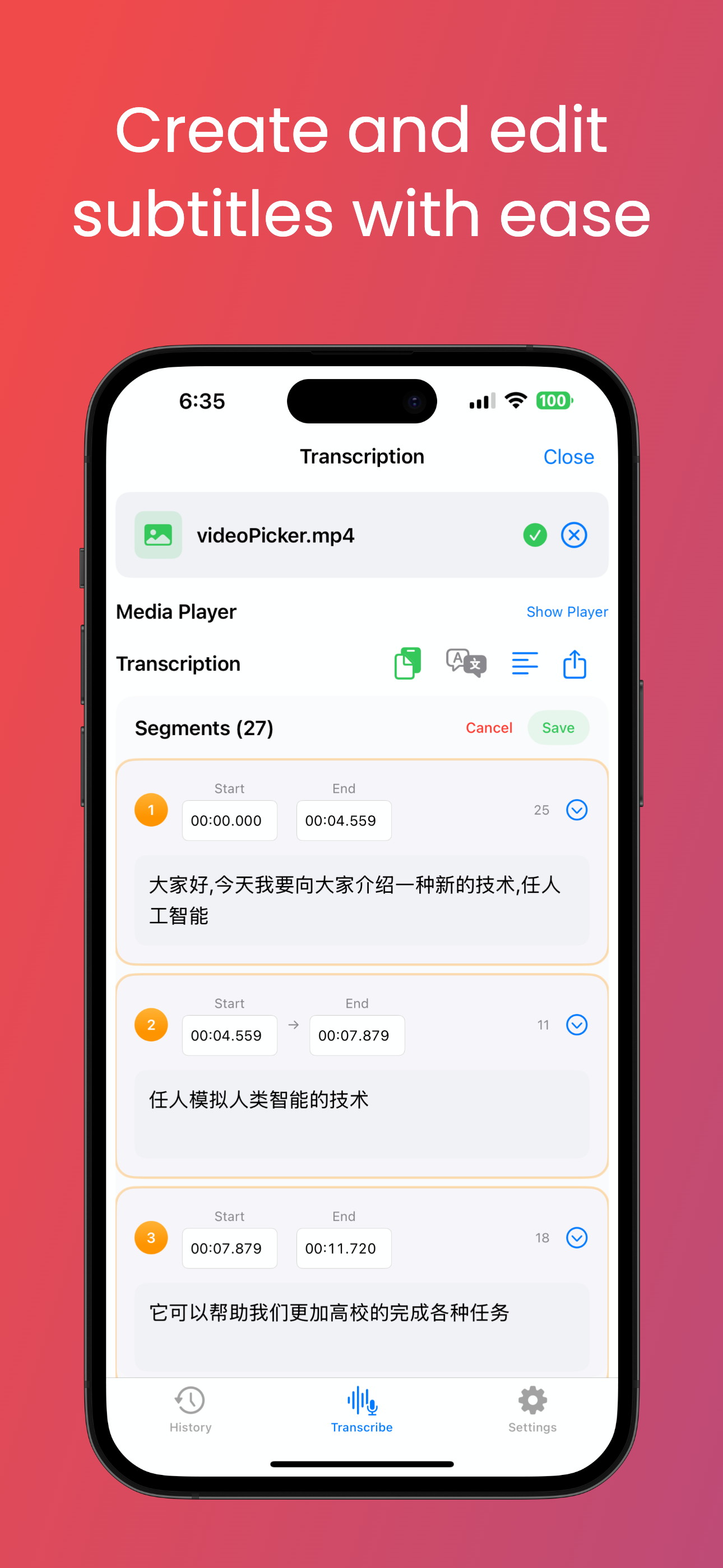 Transcription Engine AI screenshot 4