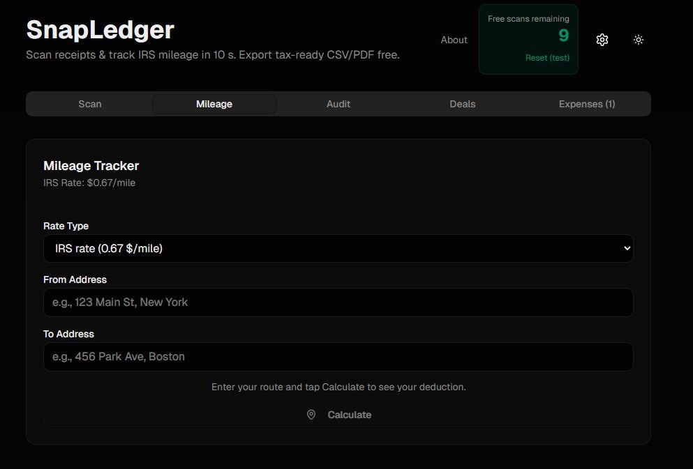 SnapLedger screenshot 3