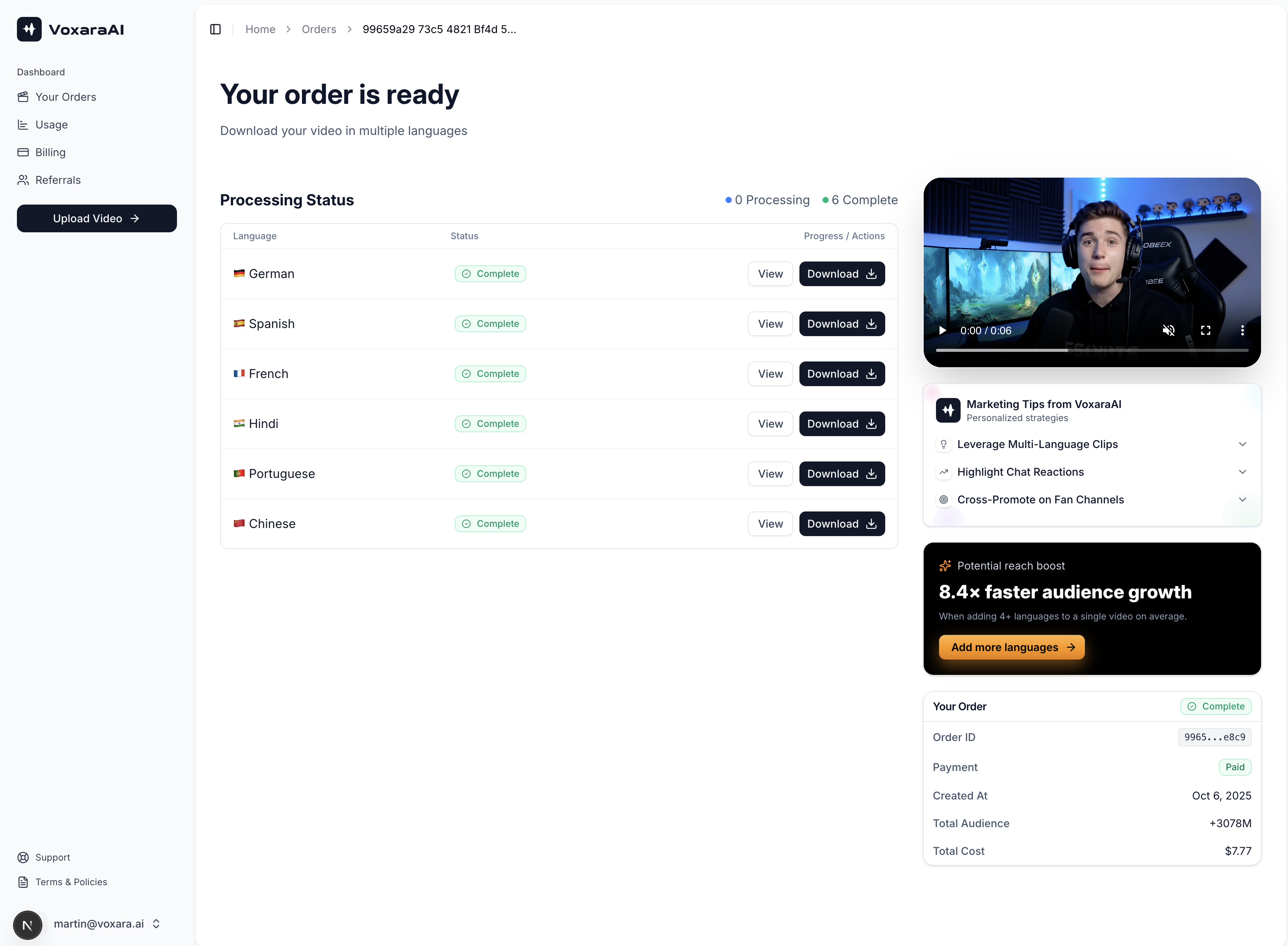 VoxaraAI screenshot 2