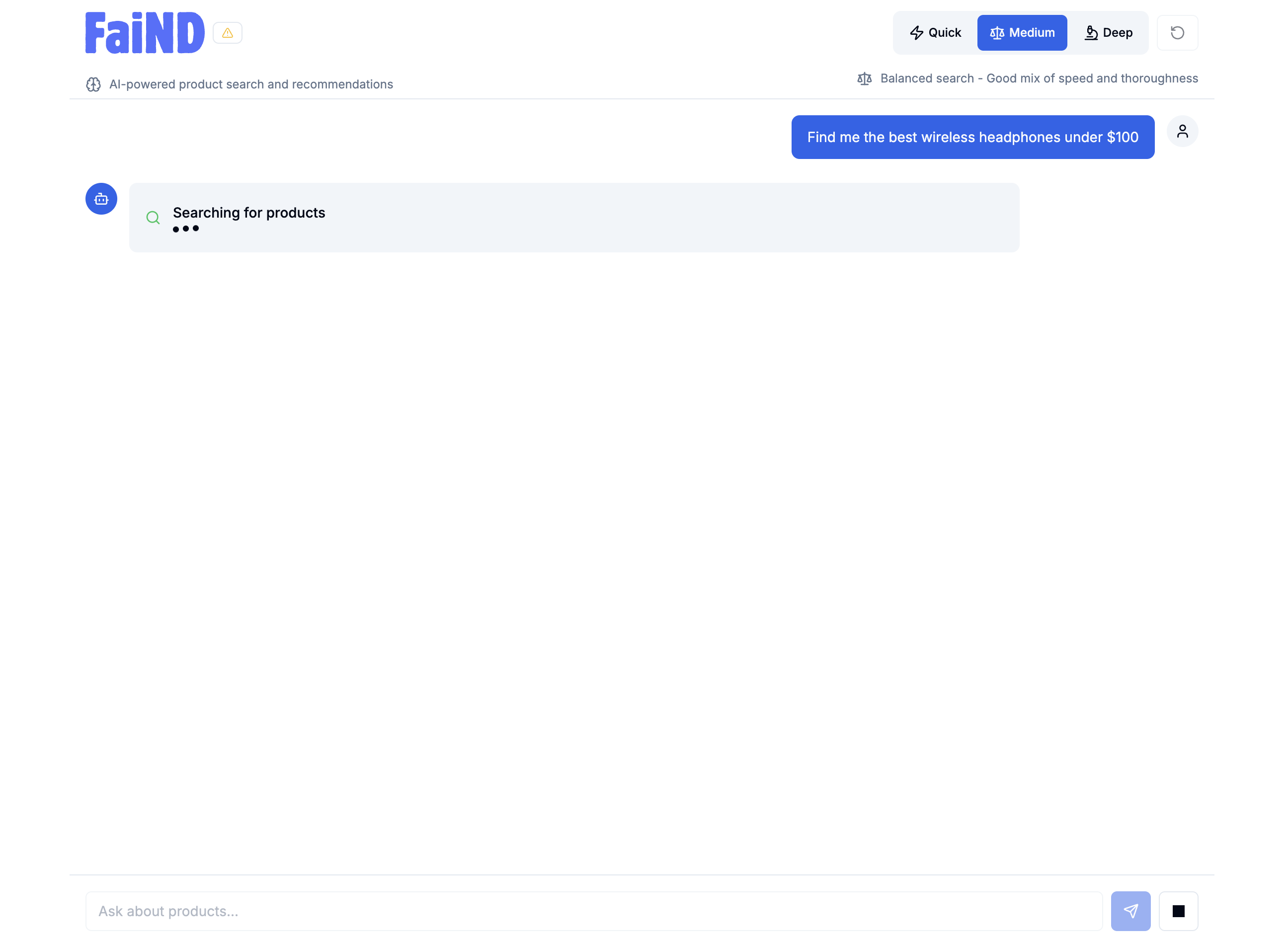 Faind screenshot 4