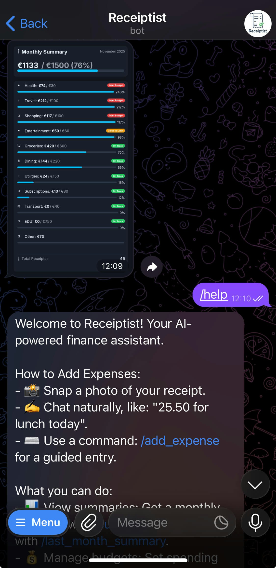 Receiptist screenshot 3