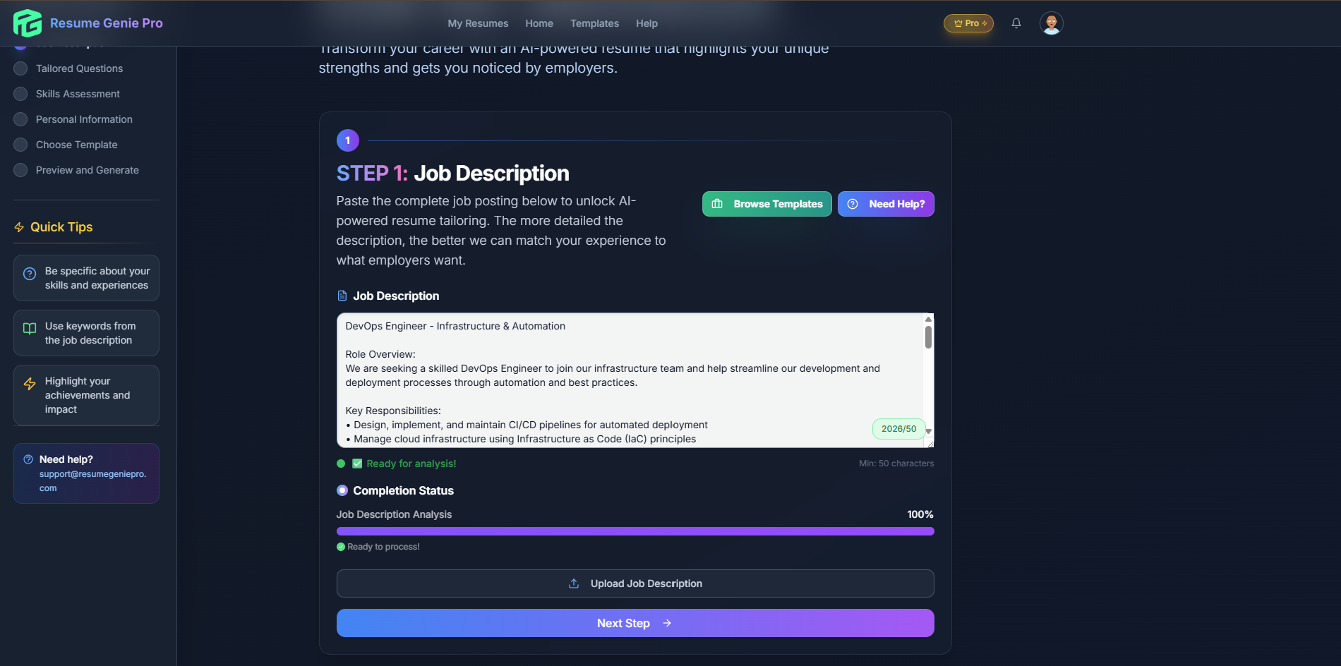 Resume Genie Pro screenshot 2