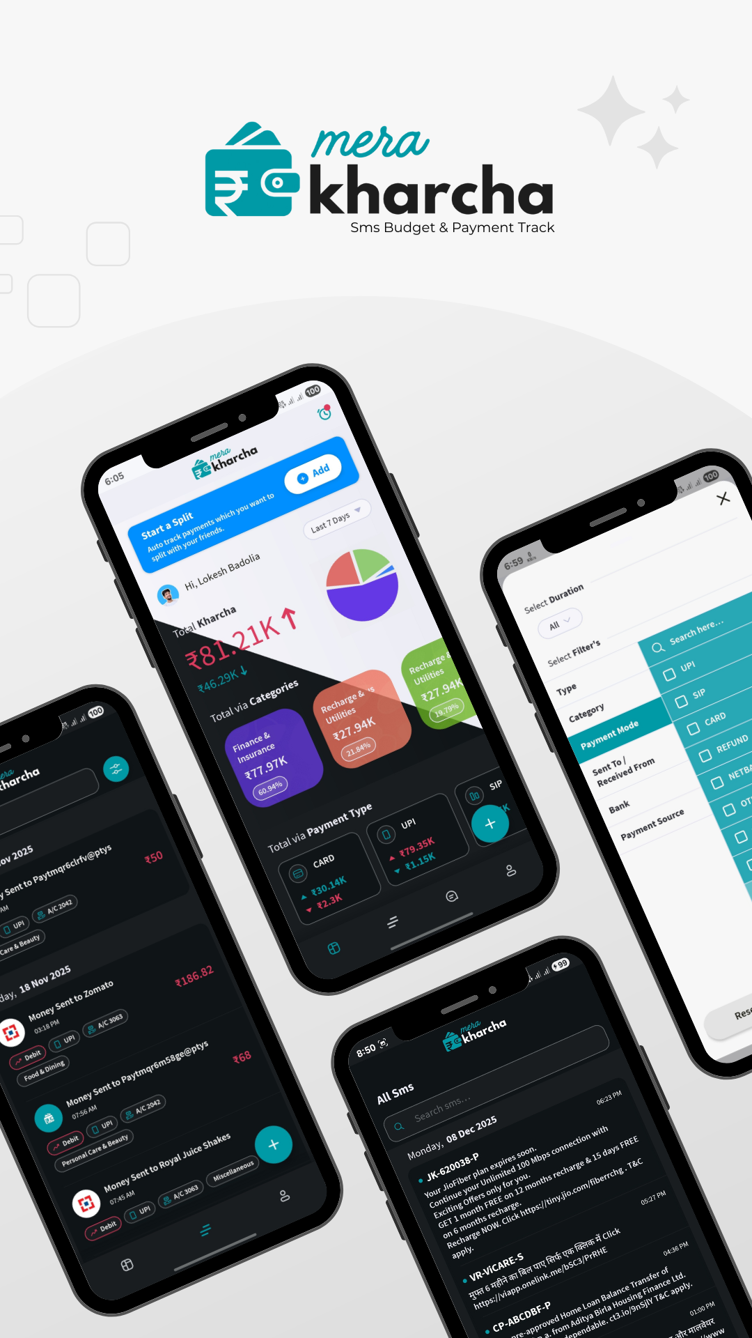 Mera Kharcha - AI Sms Expense Tracking  screenshot 2