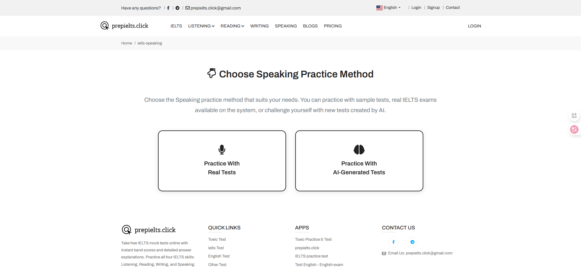 prepielts.click screenshot 3