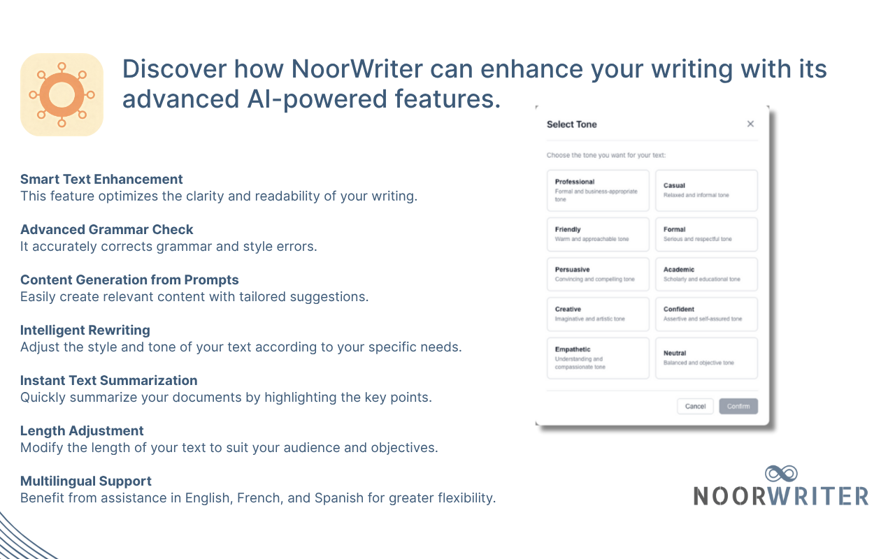 NoorWriter - AI Writing Assistant screenshot 4