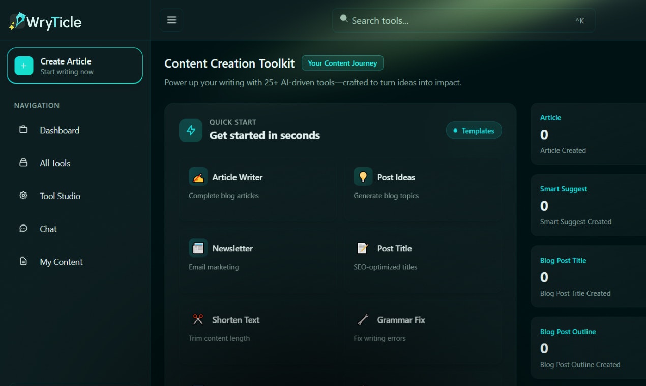 Wryticle screenshot 2