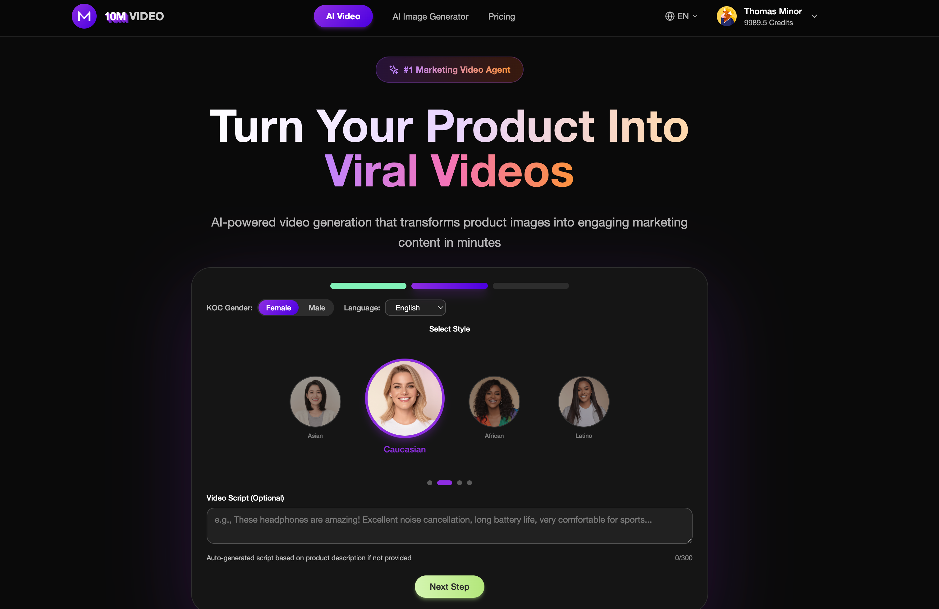 10m.video Turn images into viral videos screenshot 3