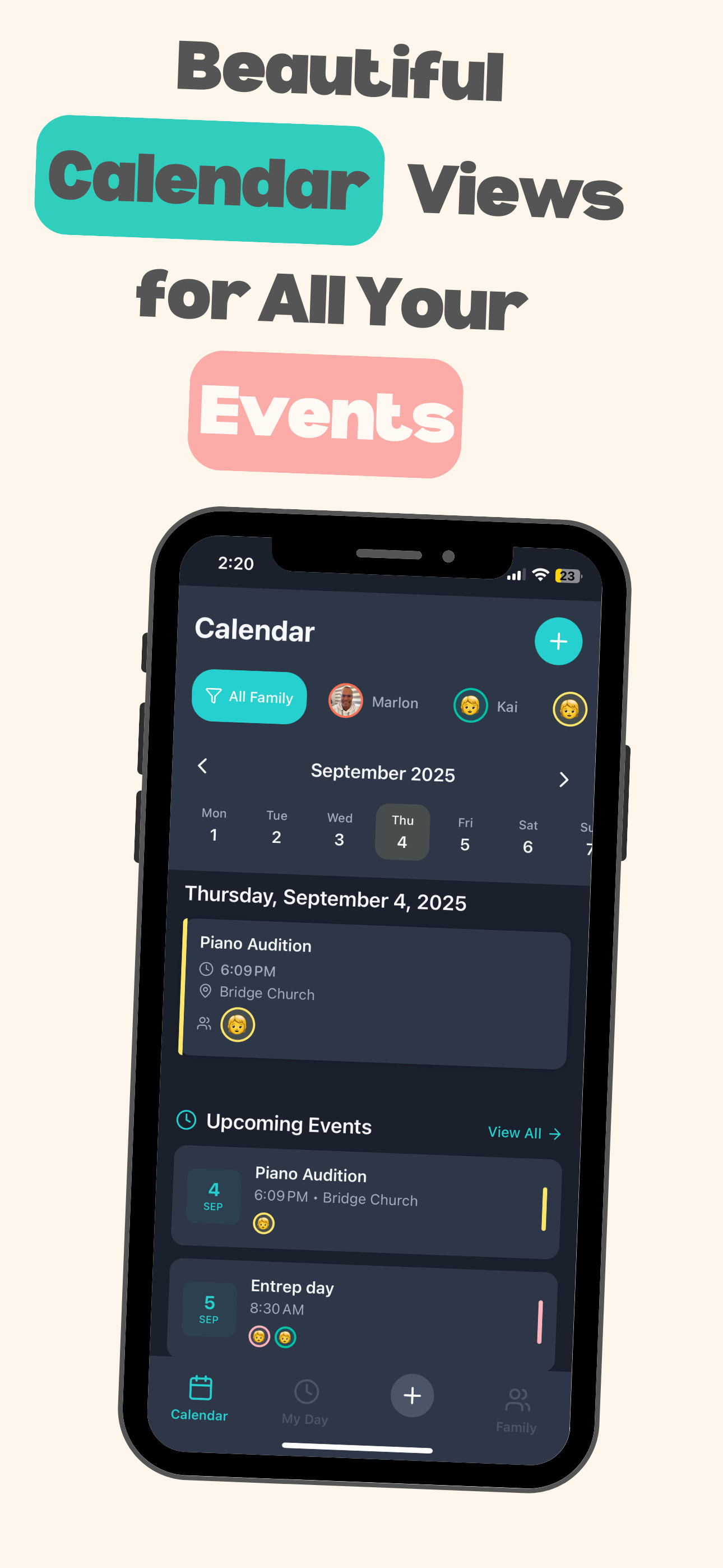 Family Cal App screenshot 2