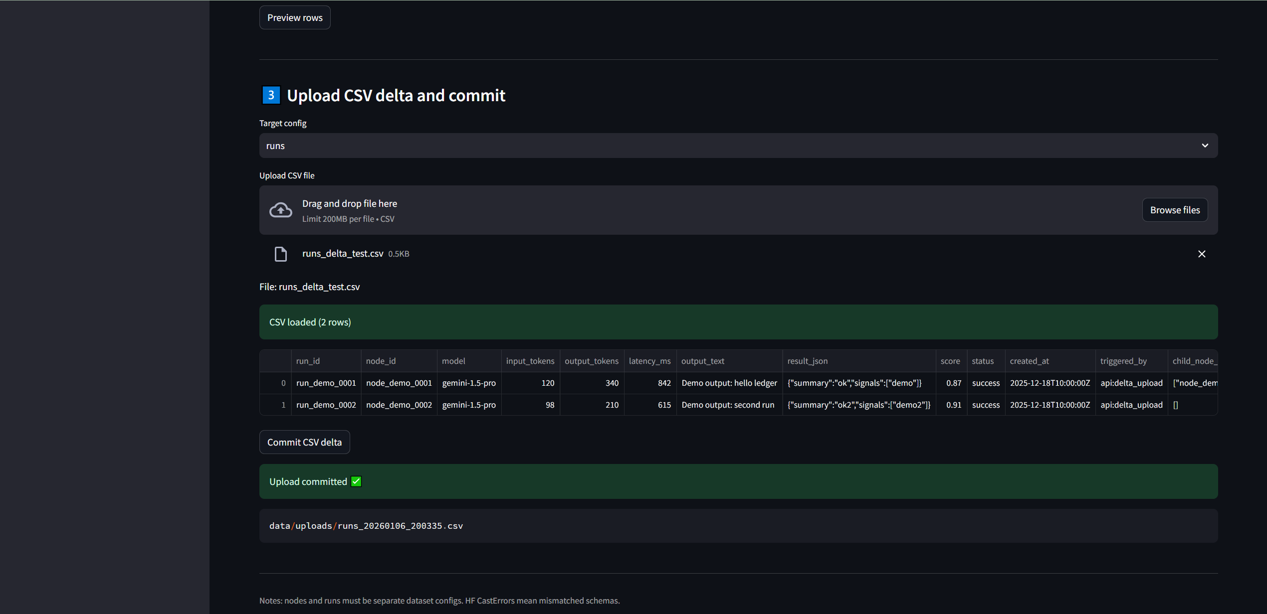 MindsEye Dataset Admin Console screenshot 5