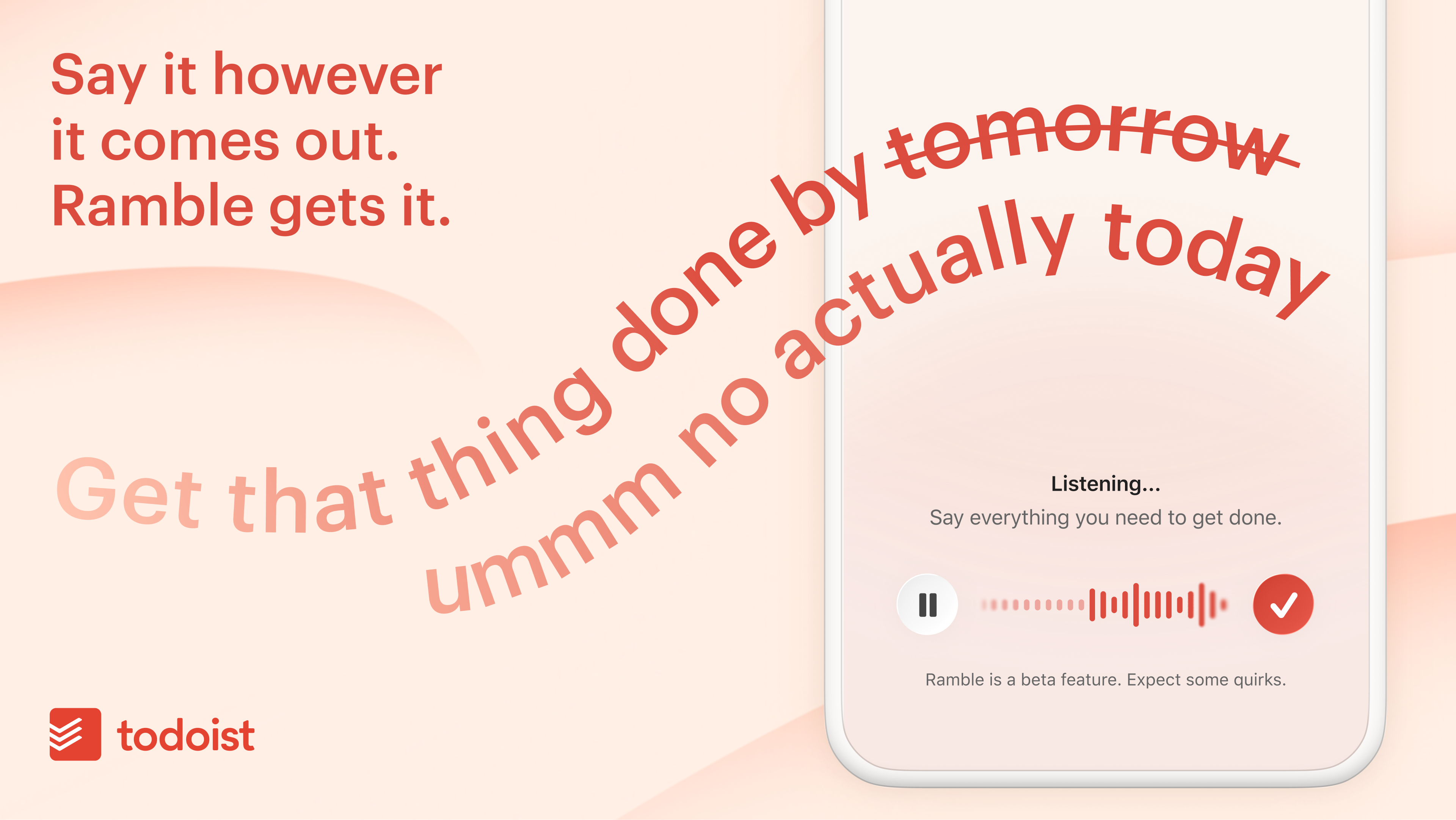Ramble by Todoist screenshot 2