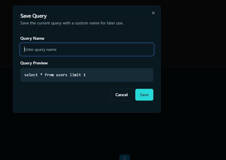 AI powered MySQL client screenshot 4
