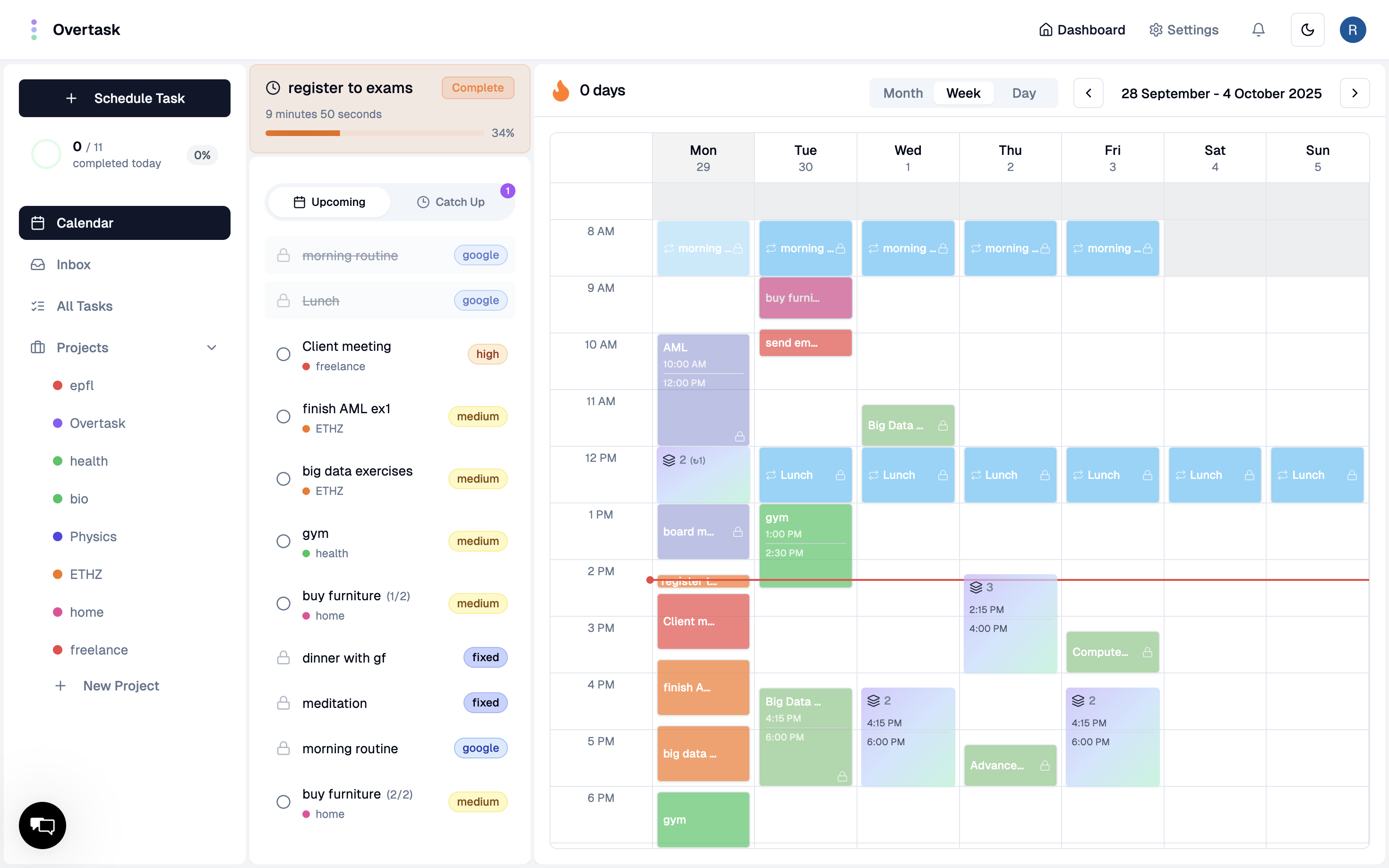 Overtask screenshot 2