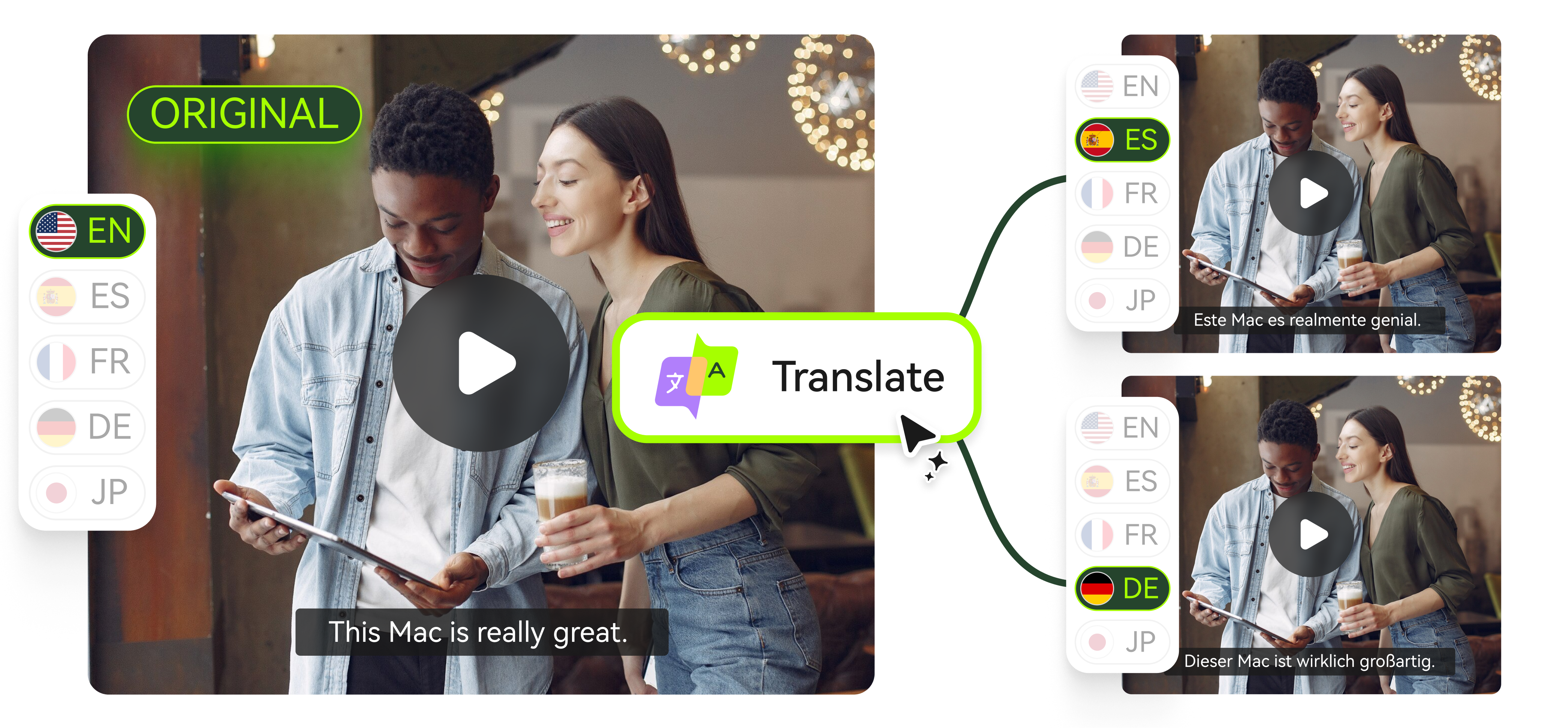 BlipCut Video Translator 140+ languages screenshot 3