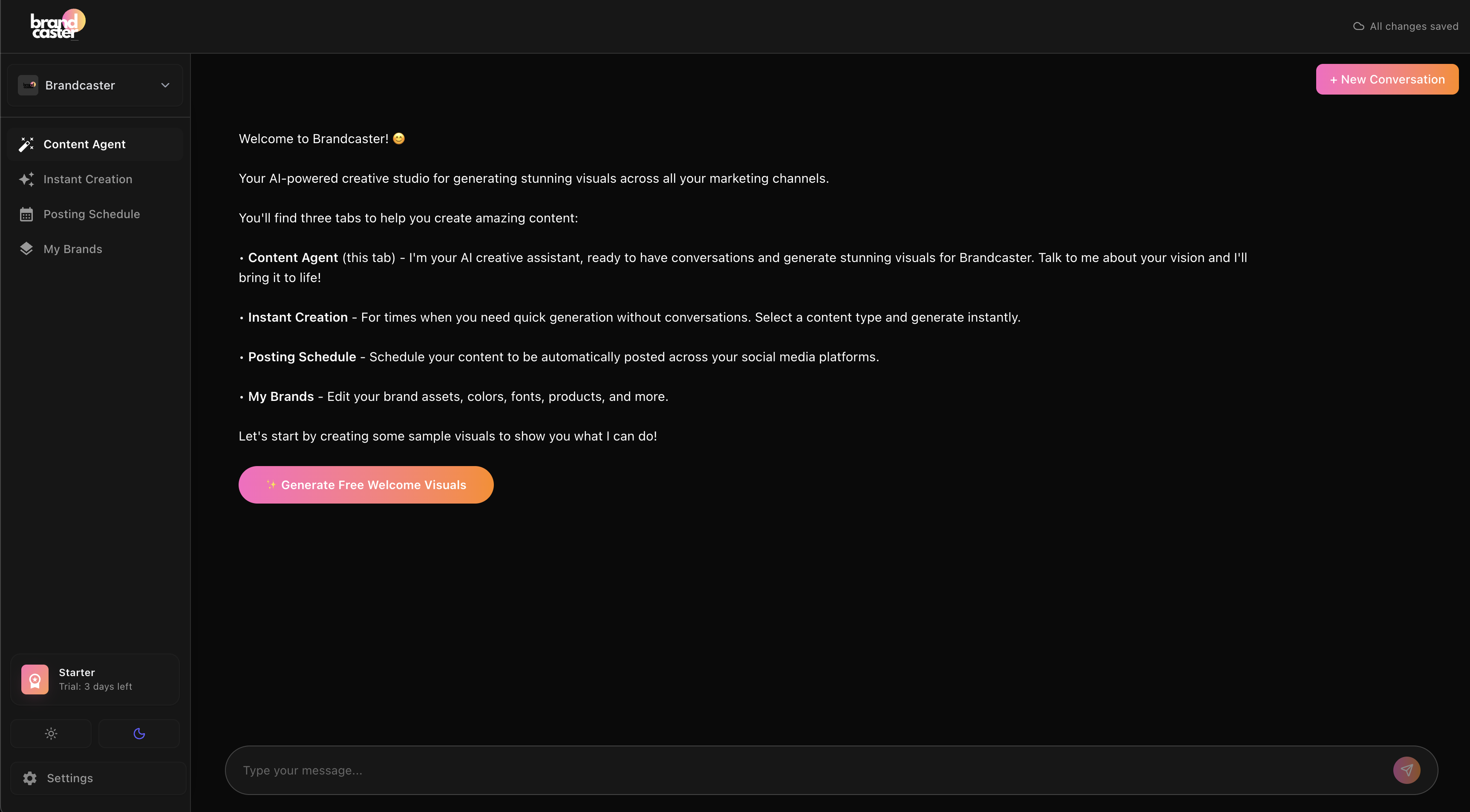 Brandcaster AI screenshot 2