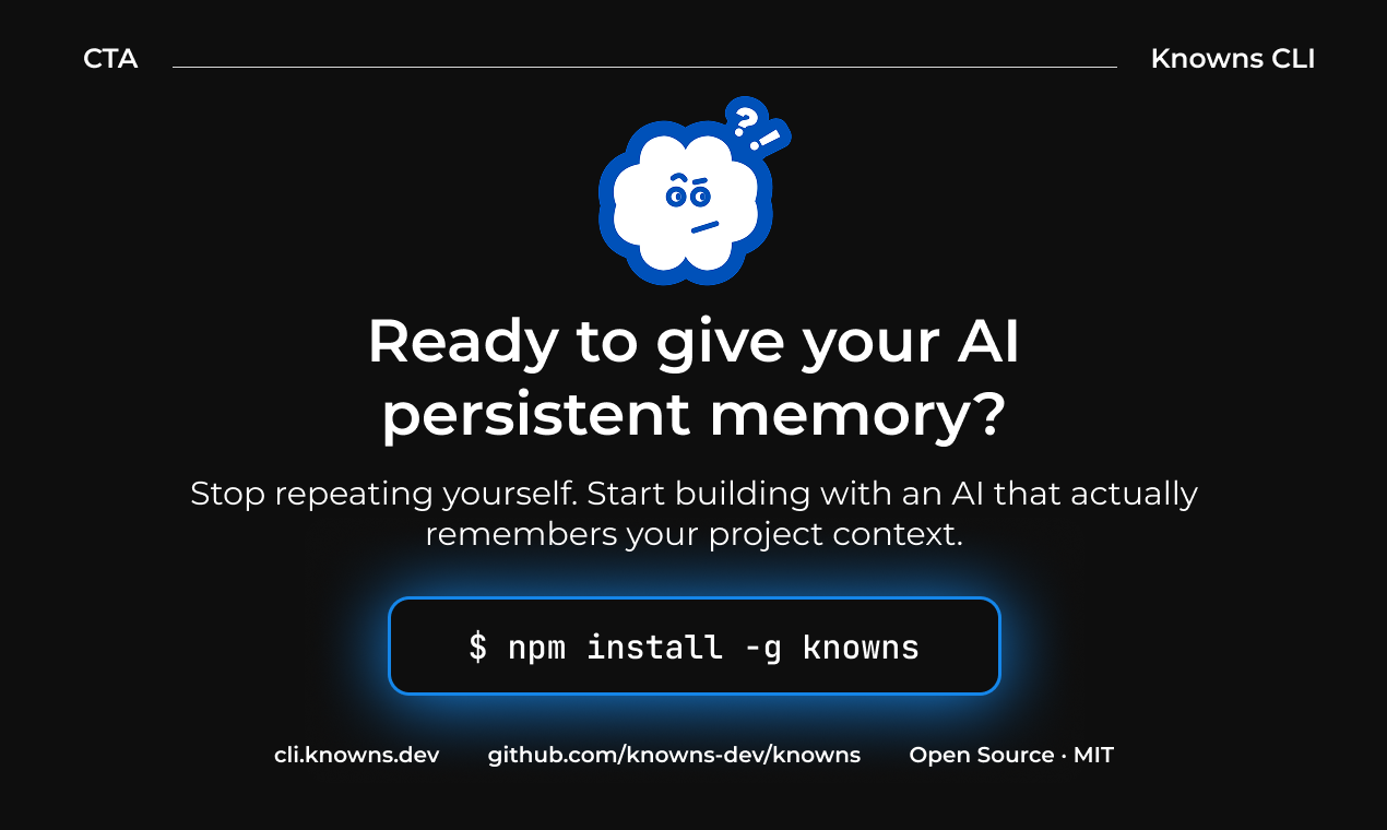 Knowns CLI screenshot 9