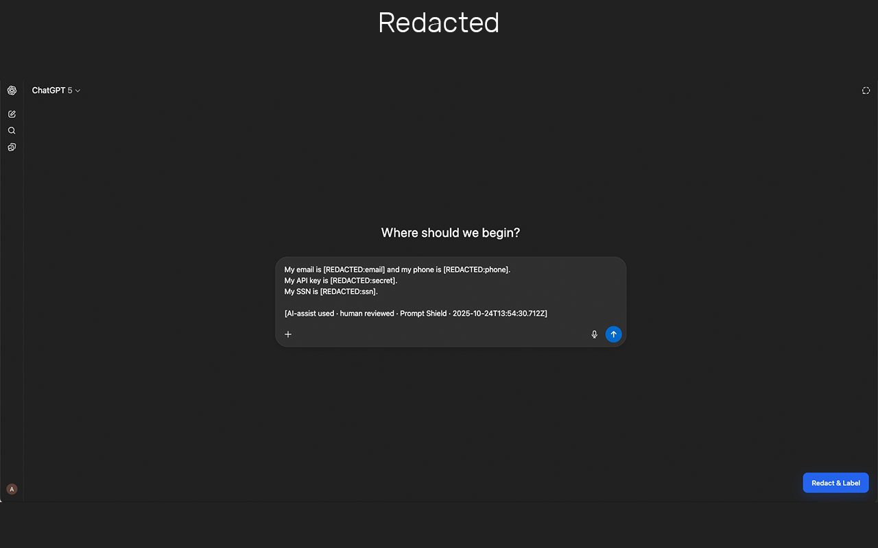 Prompt Shield screenshot 3