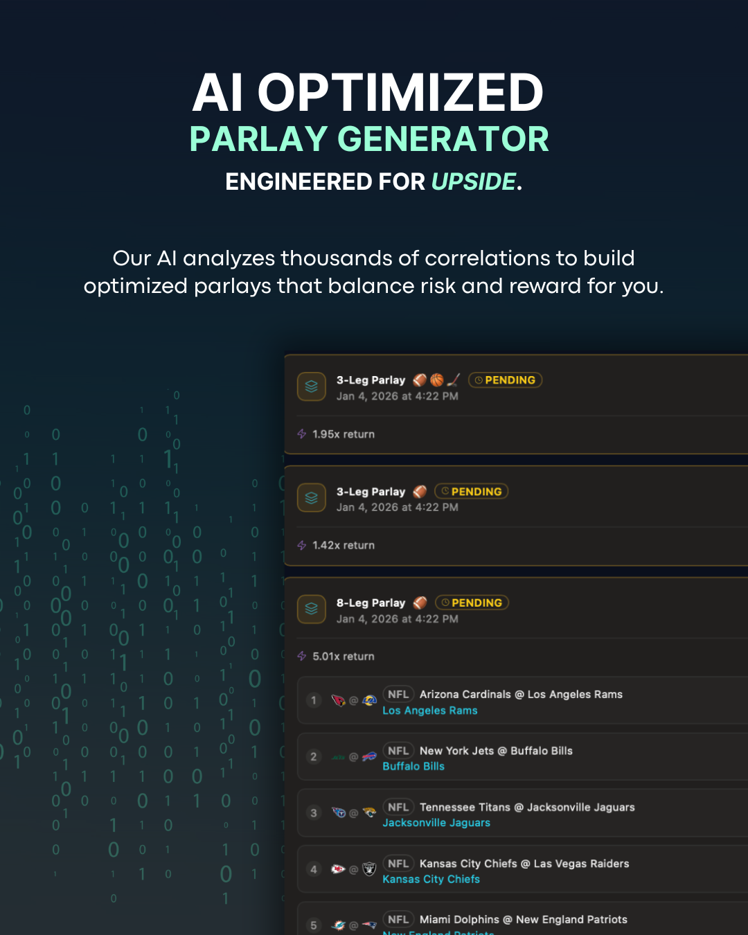 Precision Algorithms: AI Sports Engine screenshot 4