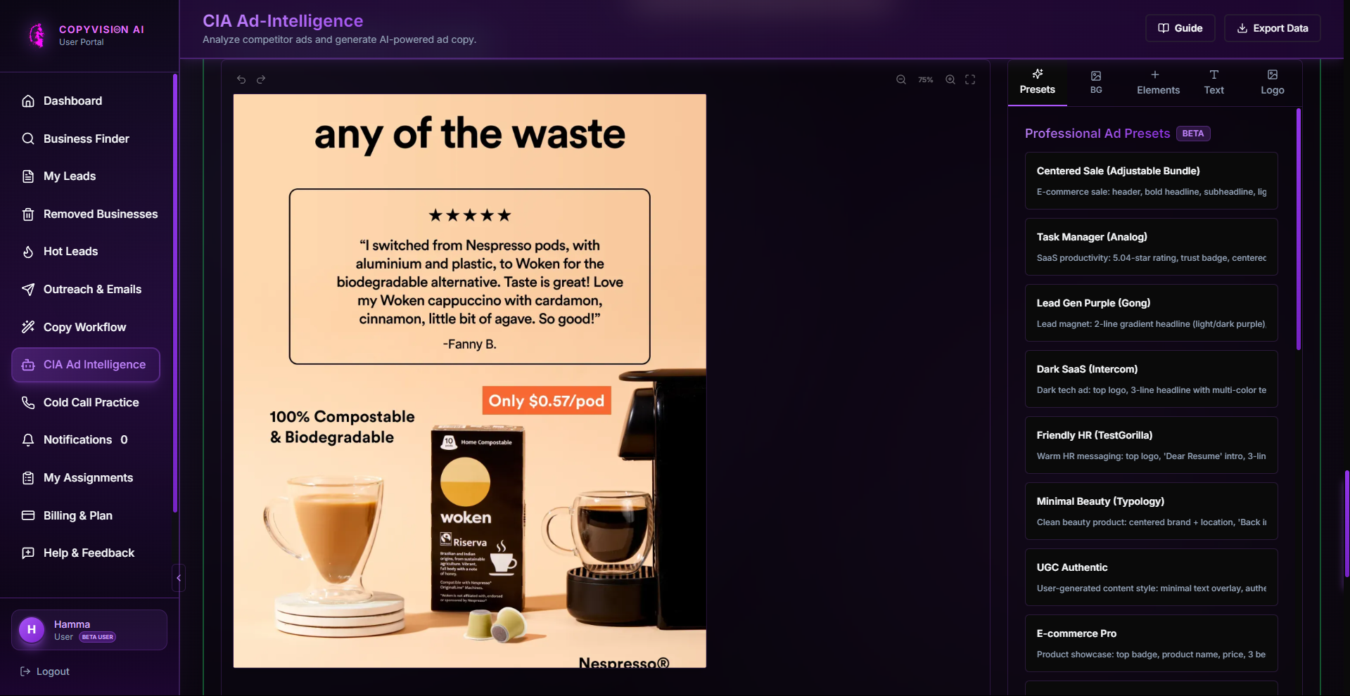 CopyVision | AI Copywriting Platform screenshot 7