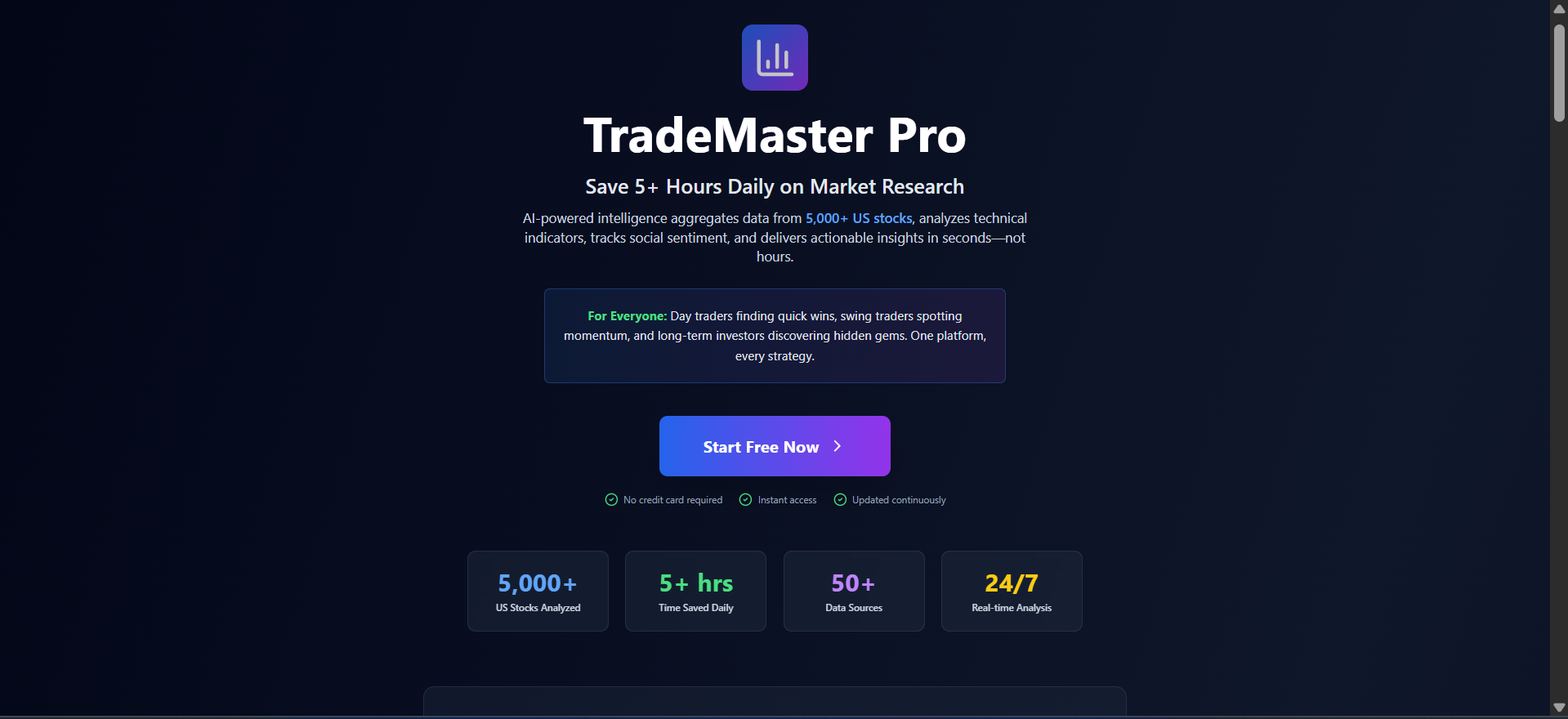 TradeMasterUS screenshot 1
