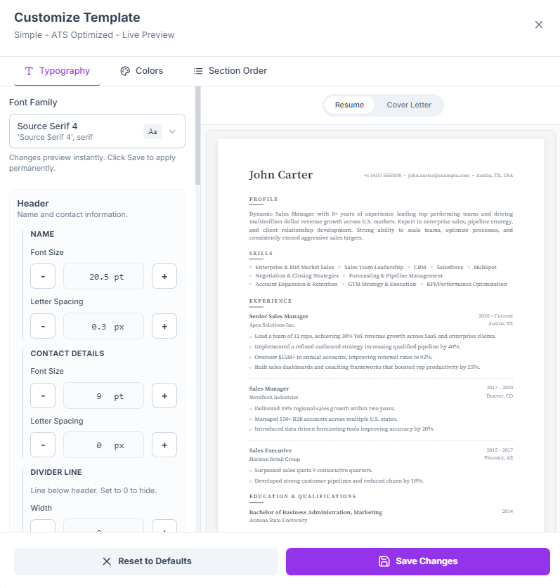 Resume Autopilot screenshot 2