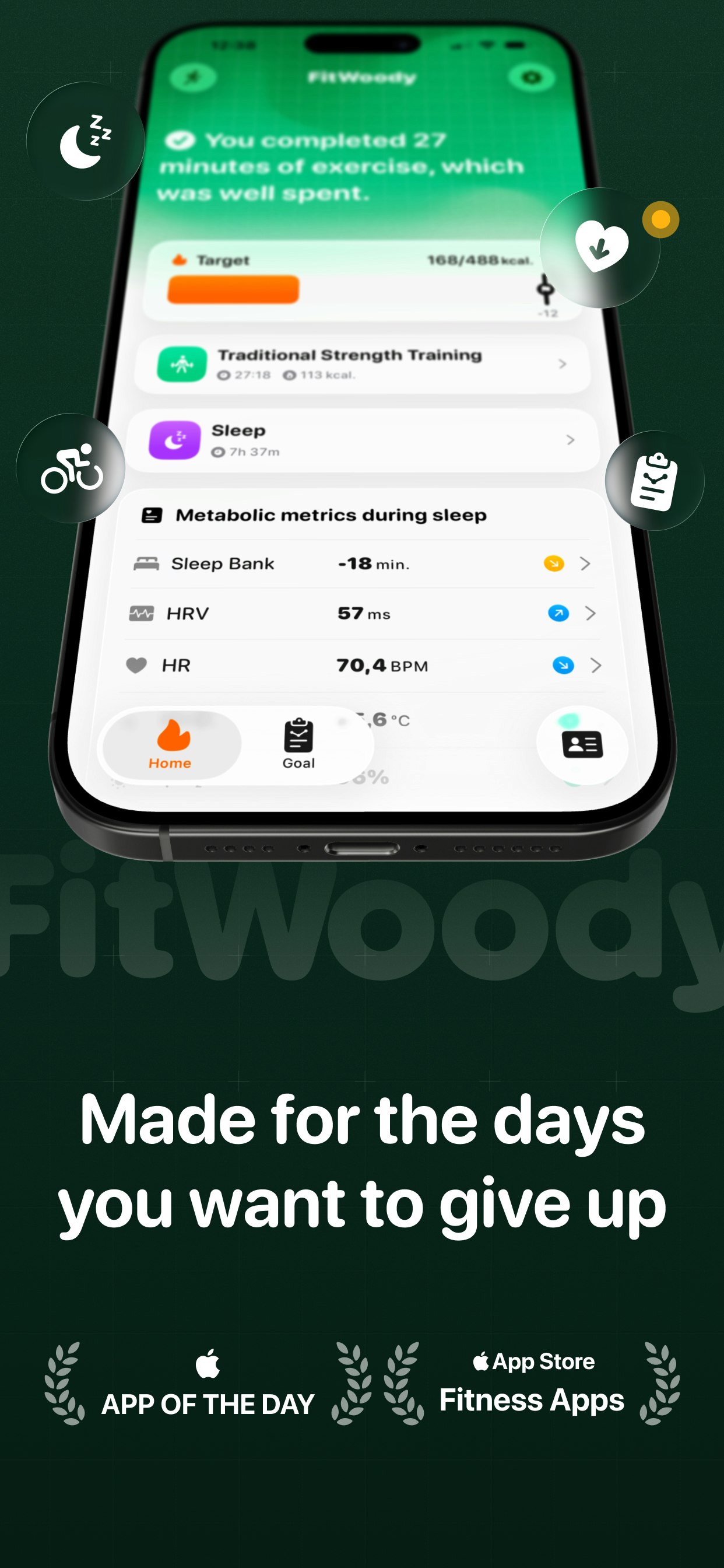Fitwoody screenshot 1