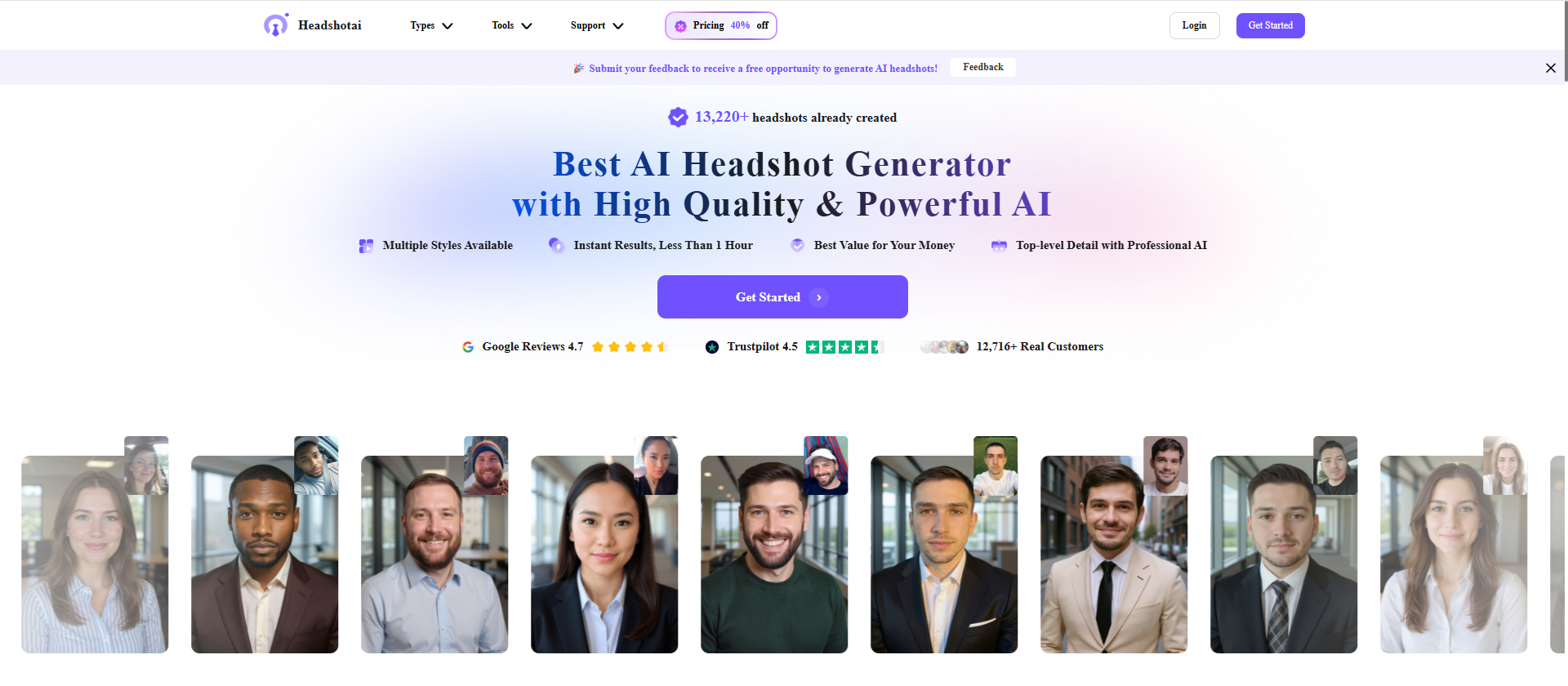 HeadshotAI screenshot 1
