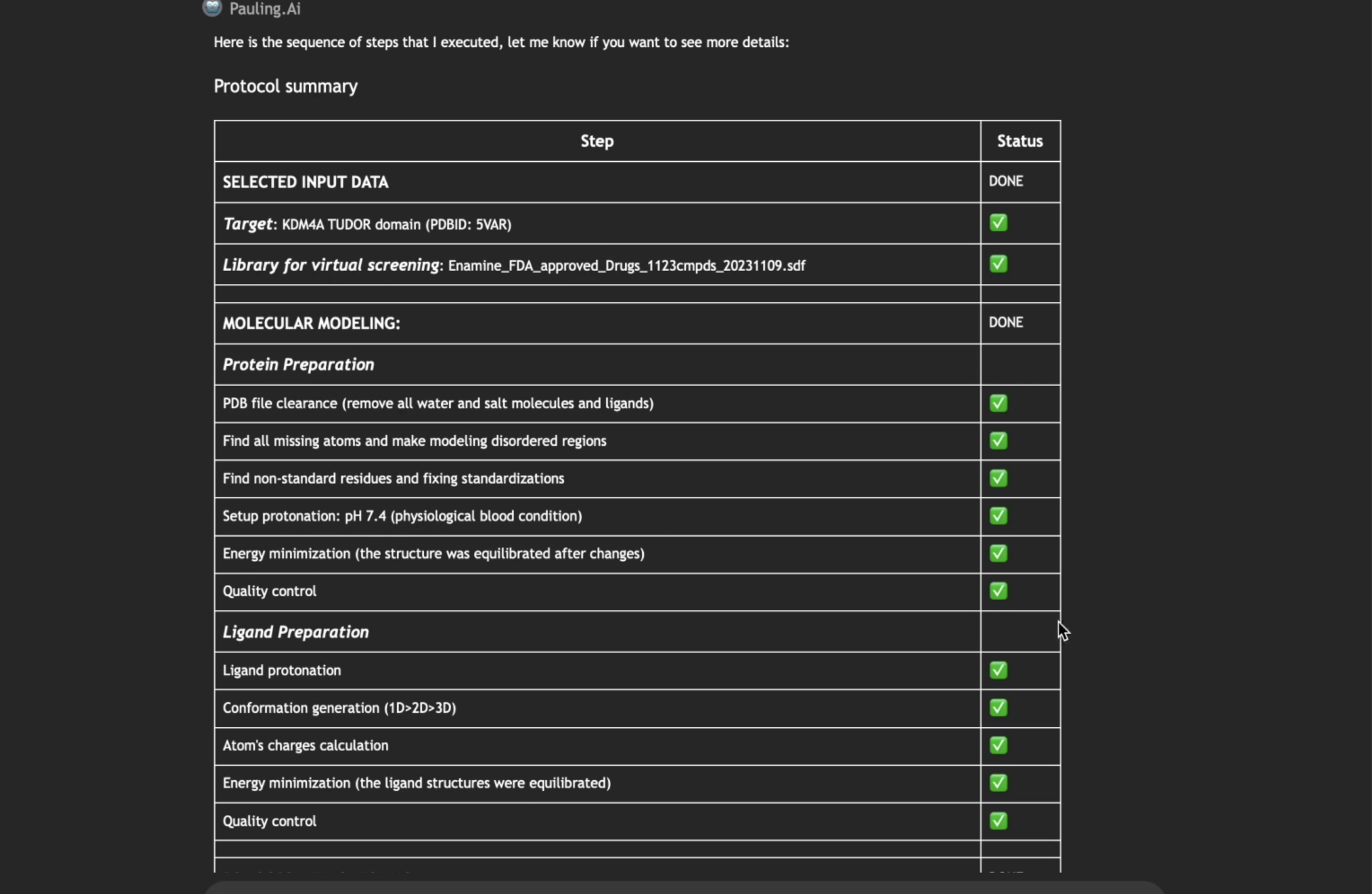 Pauling AI screenshot 3