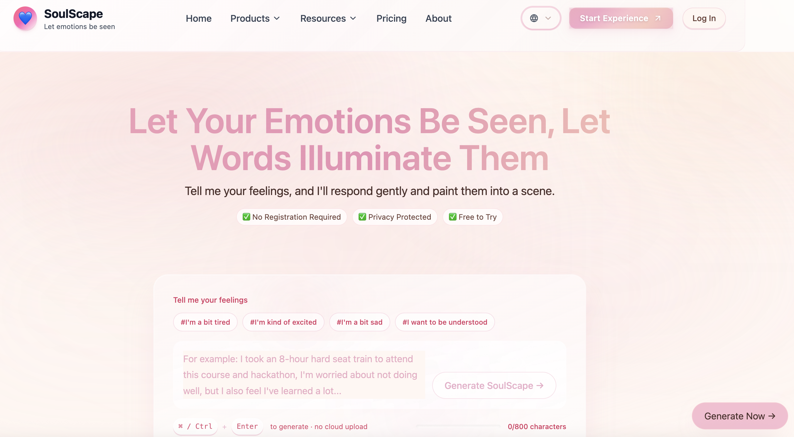 SoulScape – Let Your Emotions Be Seen screenshot 1